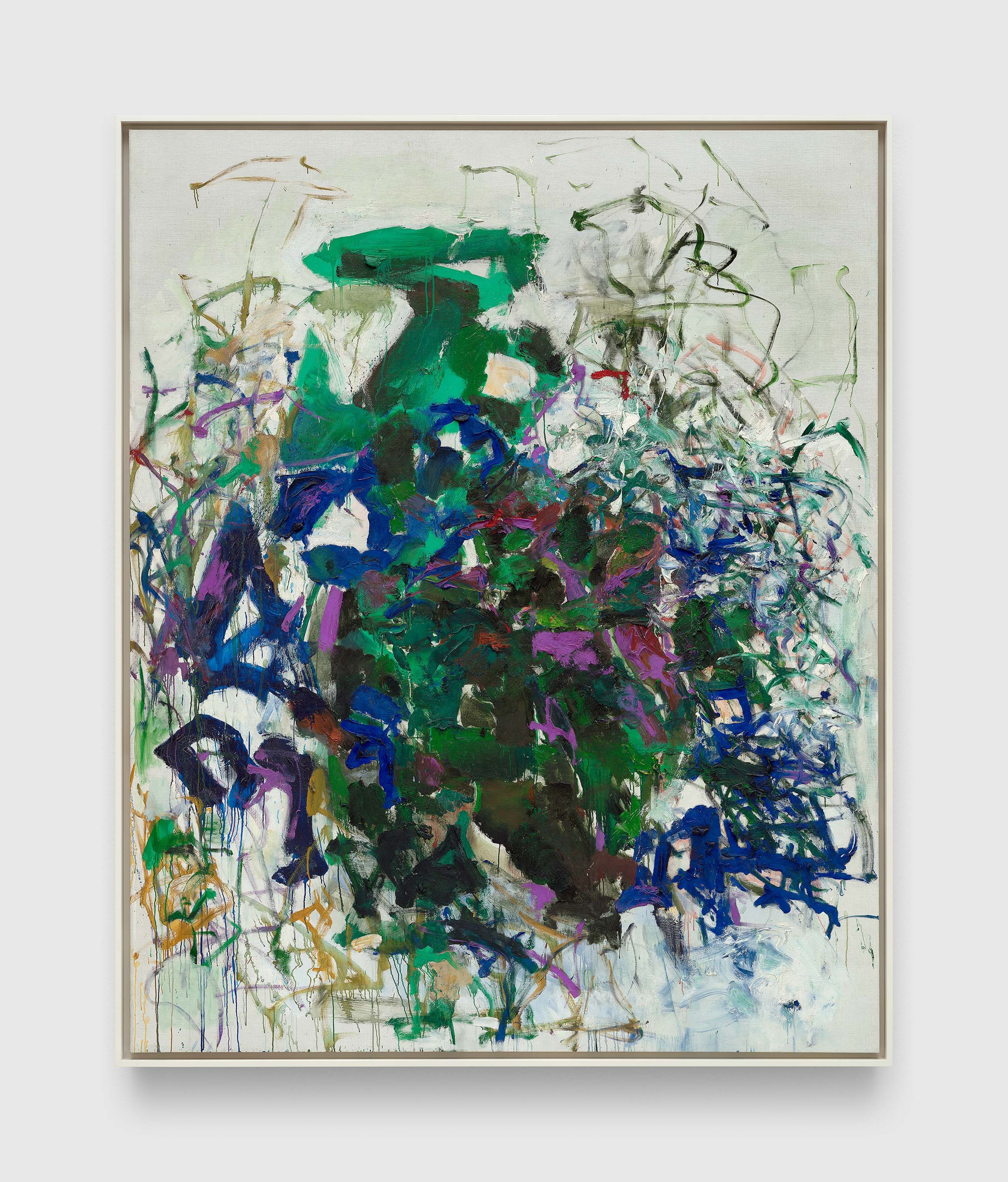 An untitled painting by Joan Mitchell, dated circa 1965.