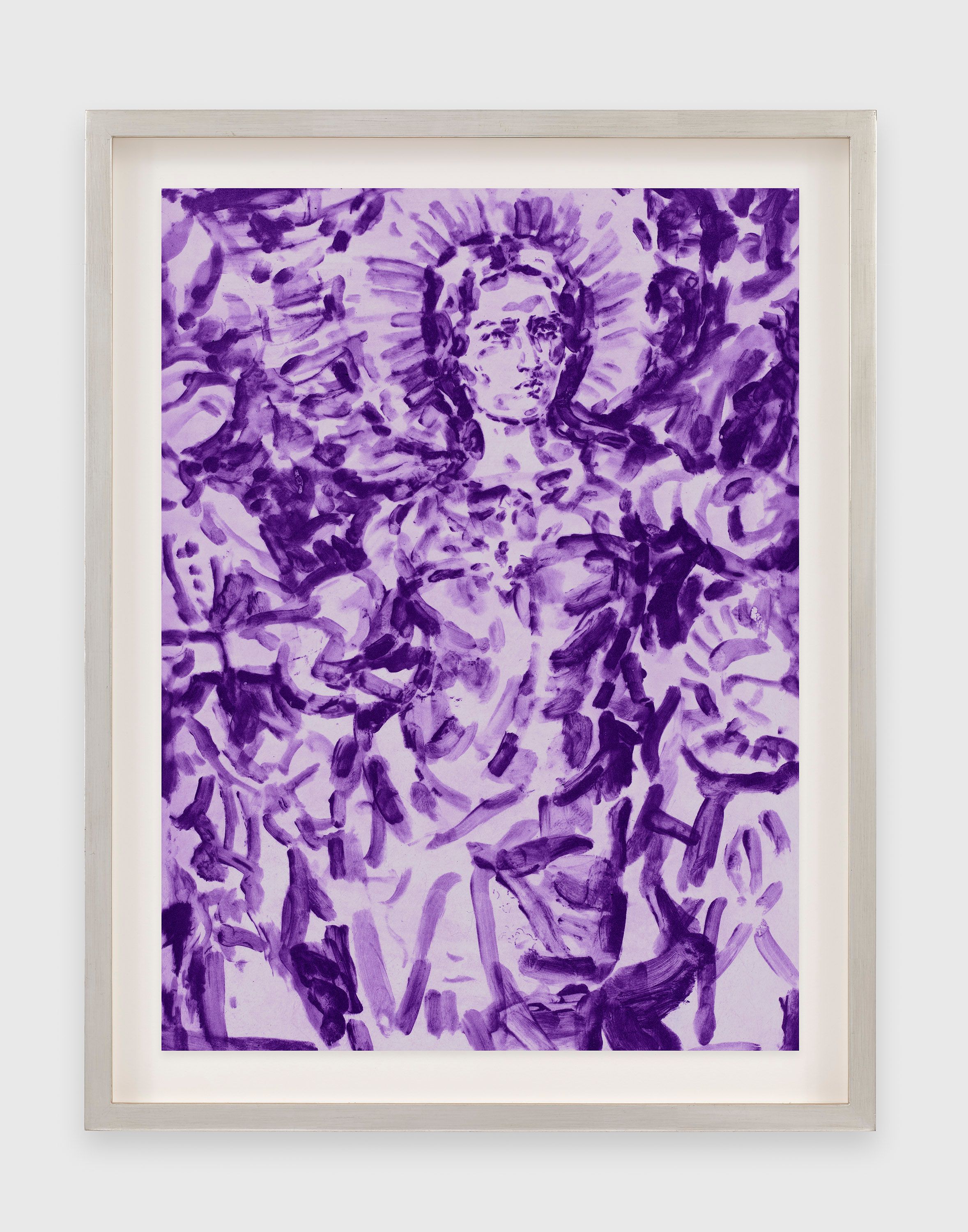 A print by Elizabeth Peyton, titled Angel (Mary Magdalene), dated 2023.