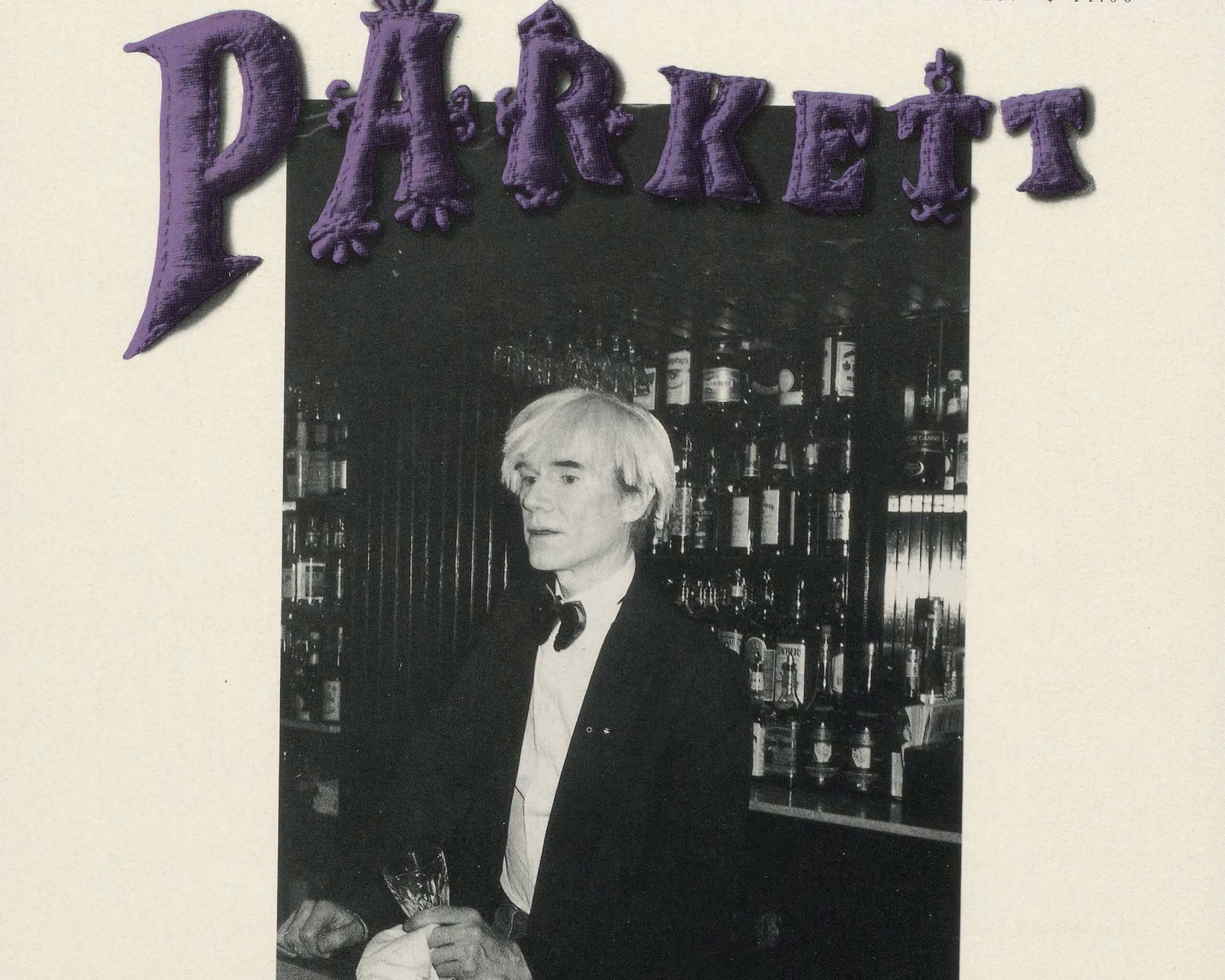 Andy Warhol’s cover for Parkett no. 12. Courtesy Parkett Publishers, Zurich/NY