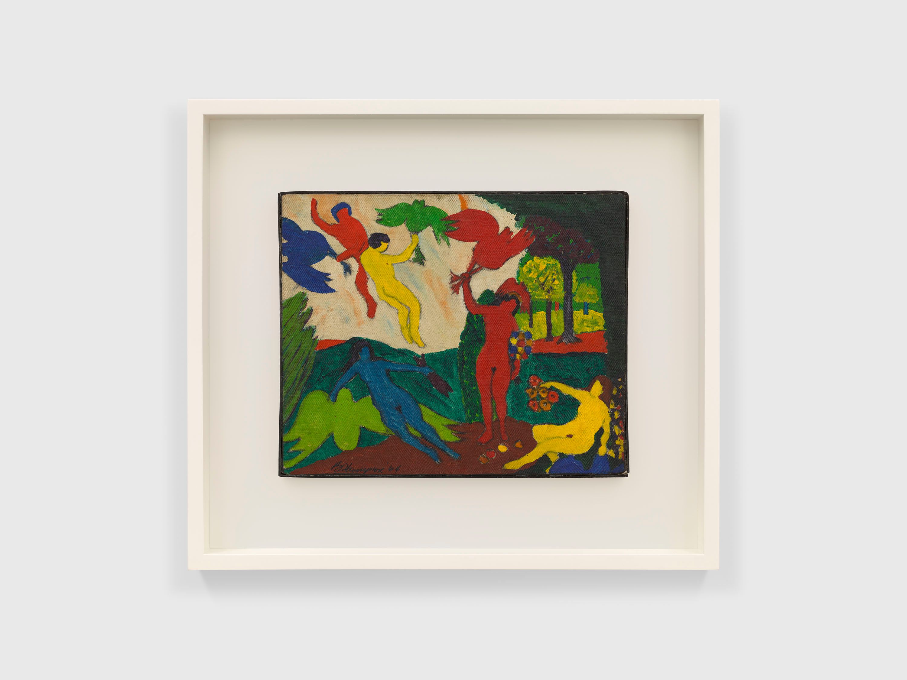 A painting by Bob Thompson, titled Abundance and the Four Elements, dated 1964.