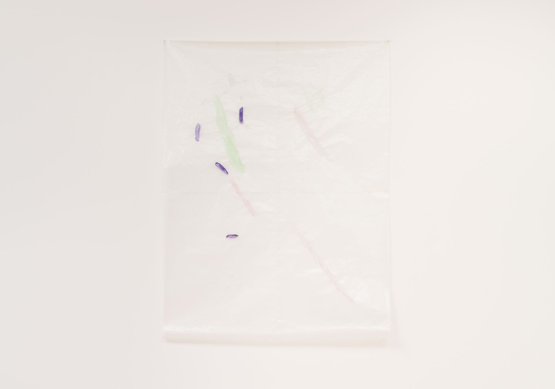 An untitled watercolor painting by Guy Mees dated 1998-2001