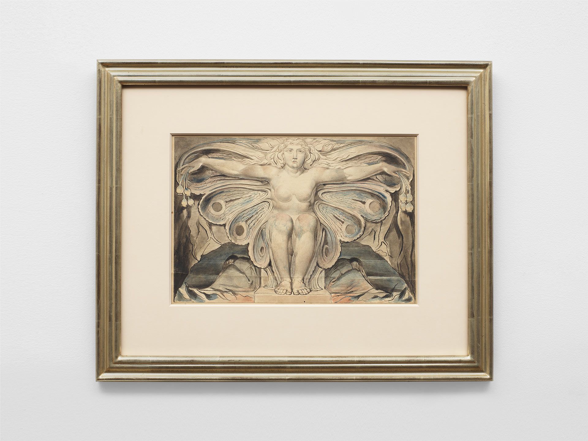 A drawing by William Blake, titled The Grave Personified, dated 1805.