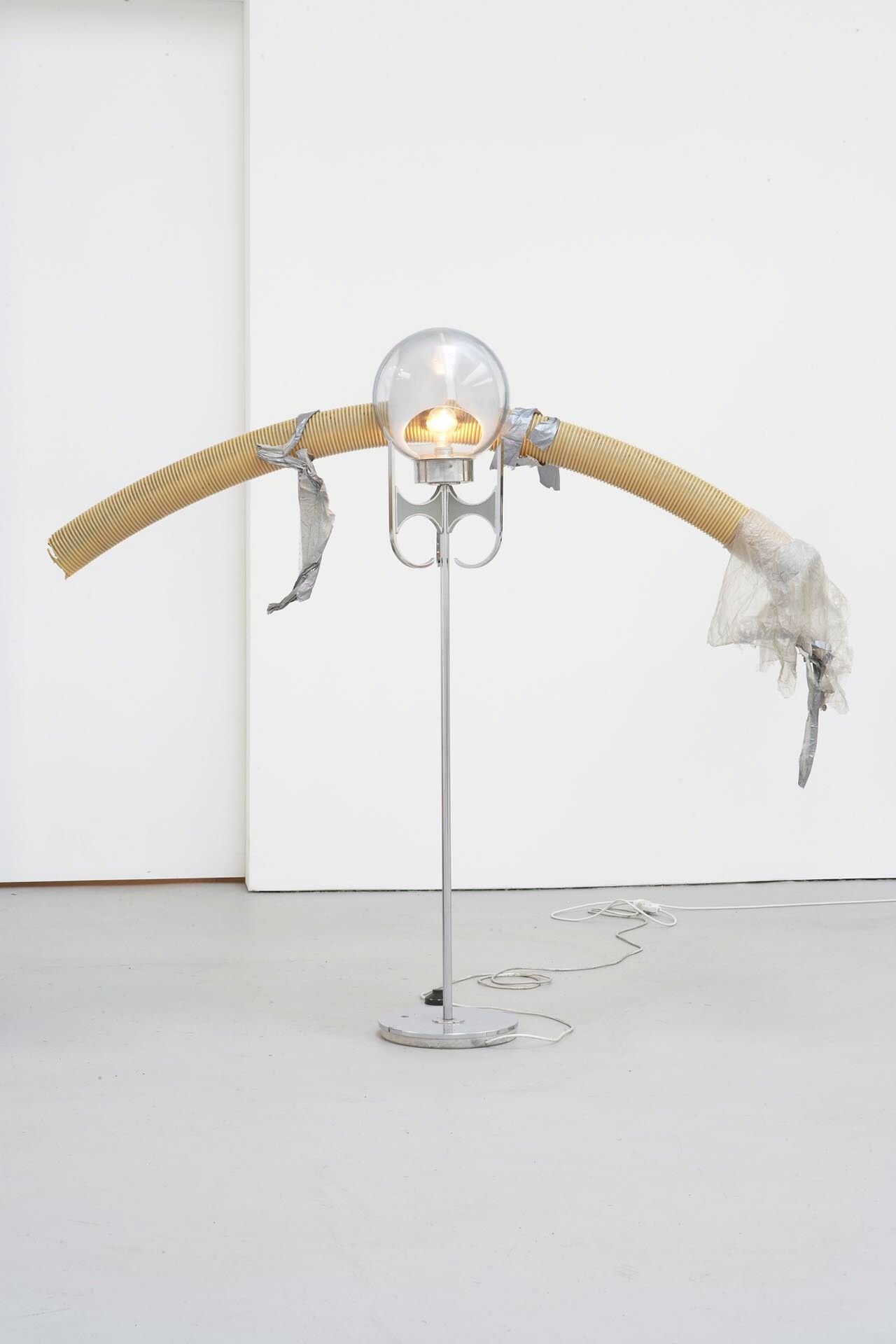 An untitled mixed media sculpture by Isa Genzken, dated 2006.