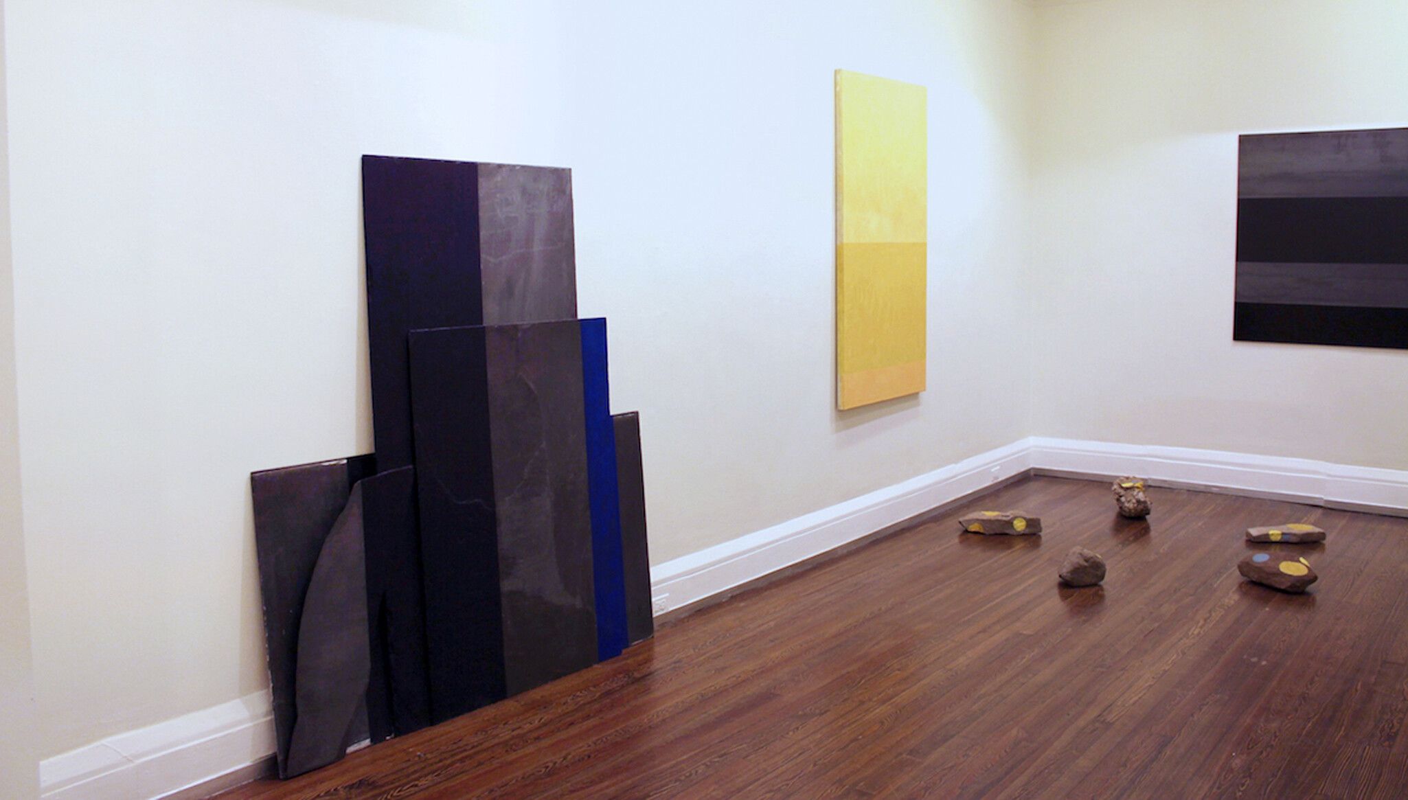 An installation view, Merrill Wagner, New York Studio School, dated 2016