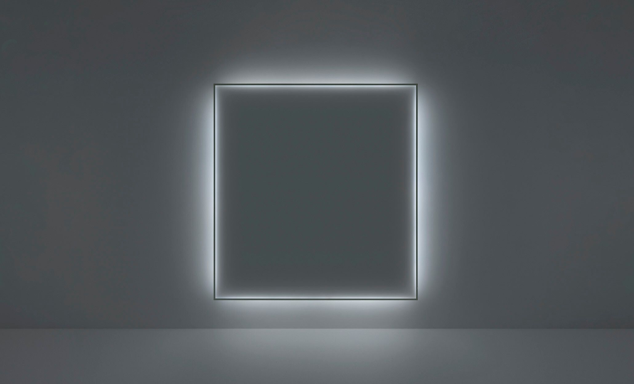 Installation view of an untitled work by Doug Wheeler, dated 1967.