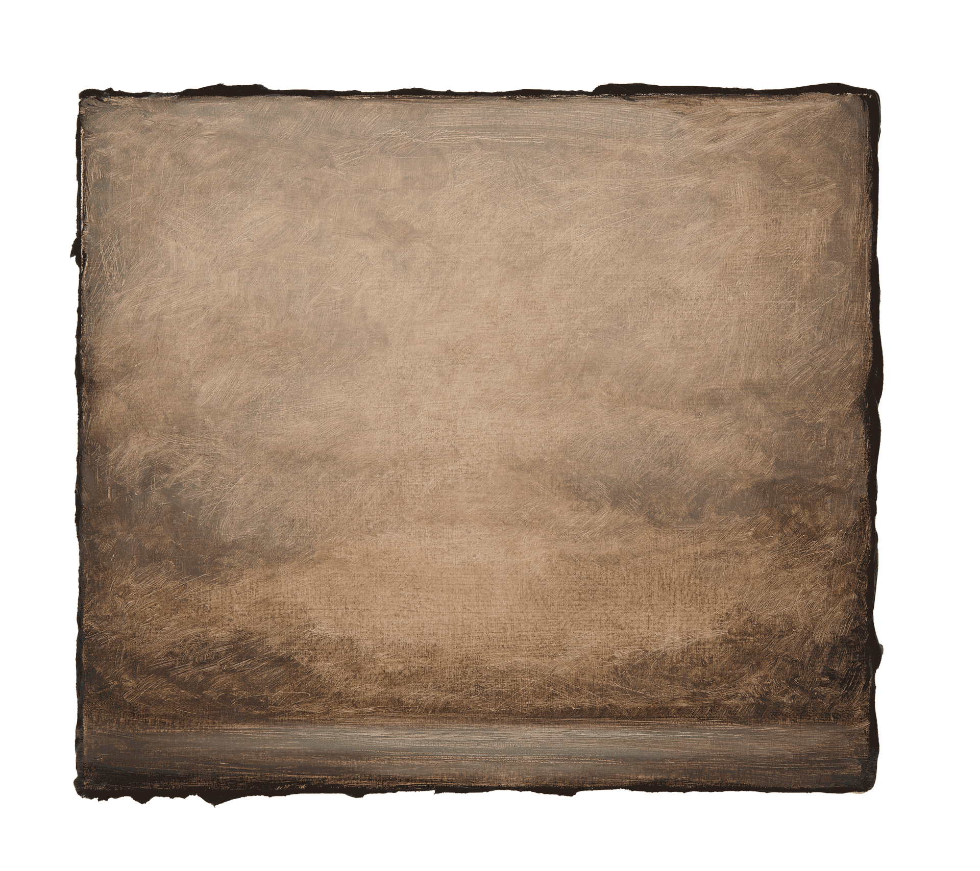 A painting by Lucas Arruda, titled Sem título da série Deserto-Modelo, dated 2016.