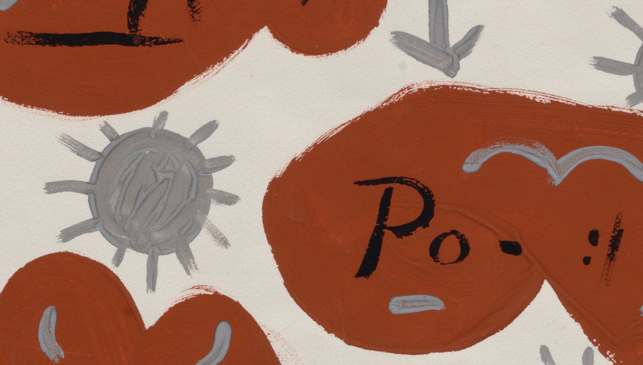A detail for an artwork by Paul Klee, titled neue Orden (New medals), dated 1938