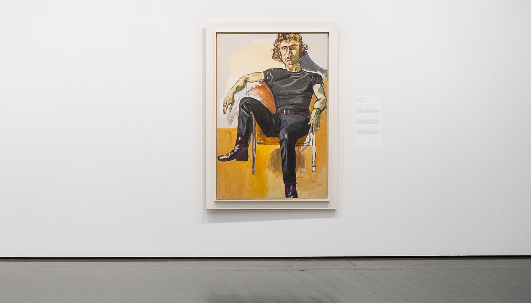 An installation view from an exhibition titled Alice Neel: Painter of Modern Life, at the Anteneum, Helsinki, in 2016.