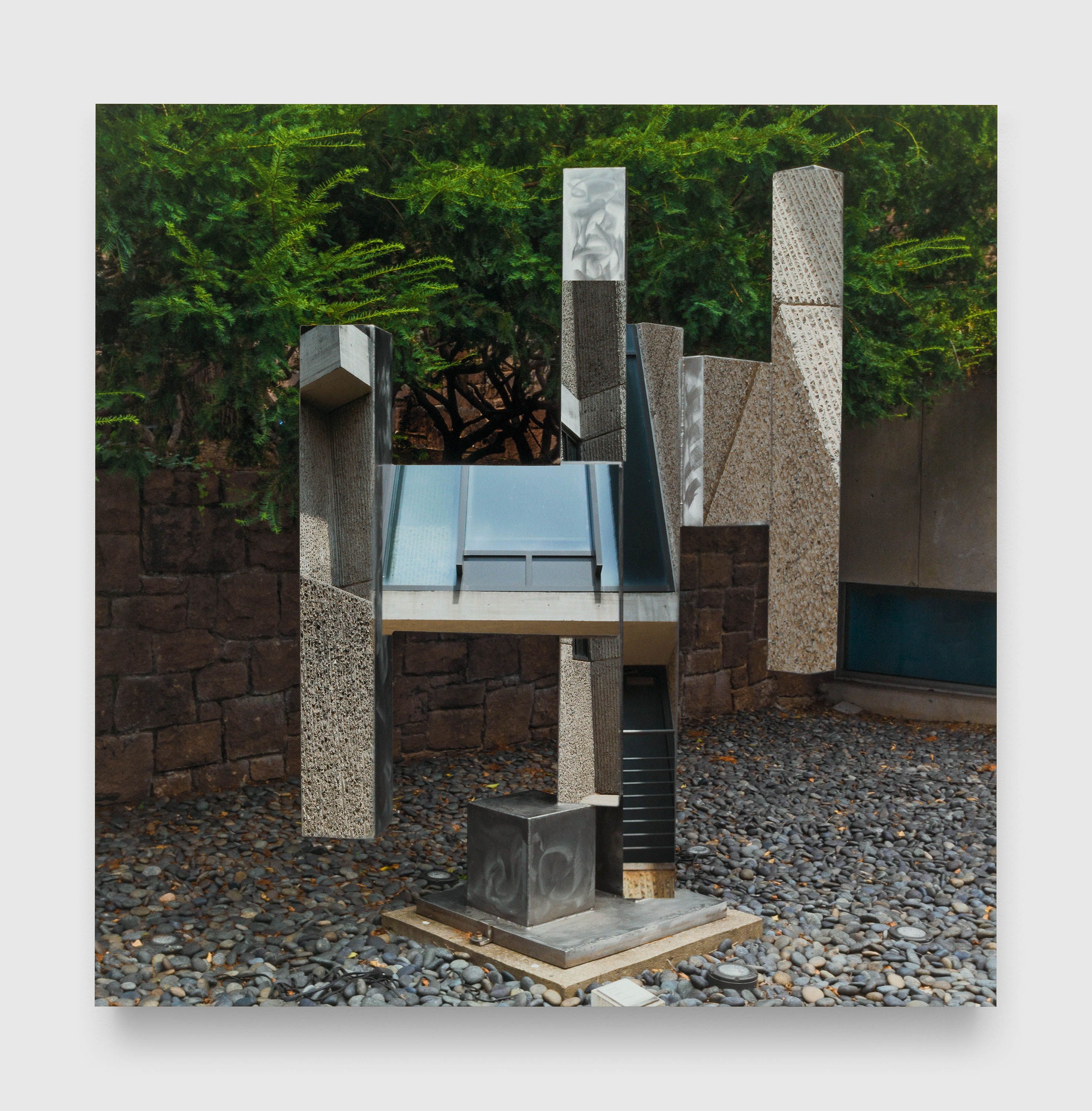 A photograph by James Welling, titled Cubi XXII, dated 2023.