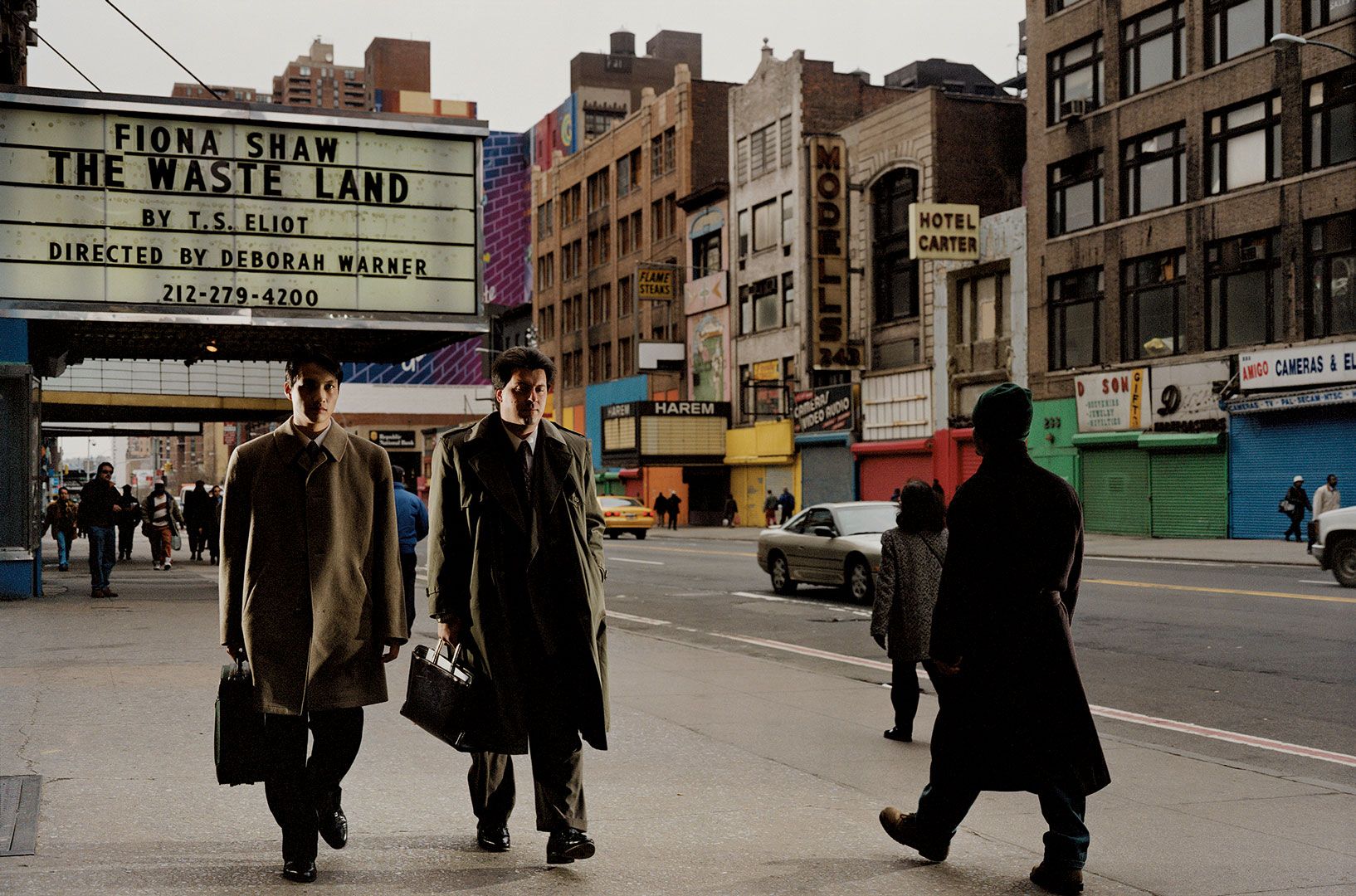 A photograph by Philip-Lorca diCorcia titled New York, dated 1997.