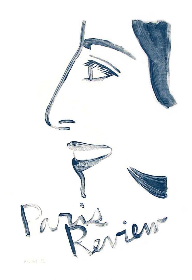A print by Alex Katz, titled Paris Review, dated 1991
