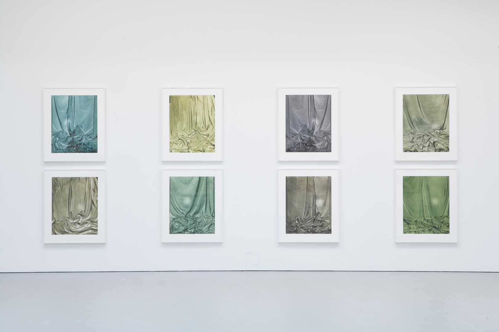 Installation view of the exhibition James Welling, at David Zwirner in New York, dated 2007.