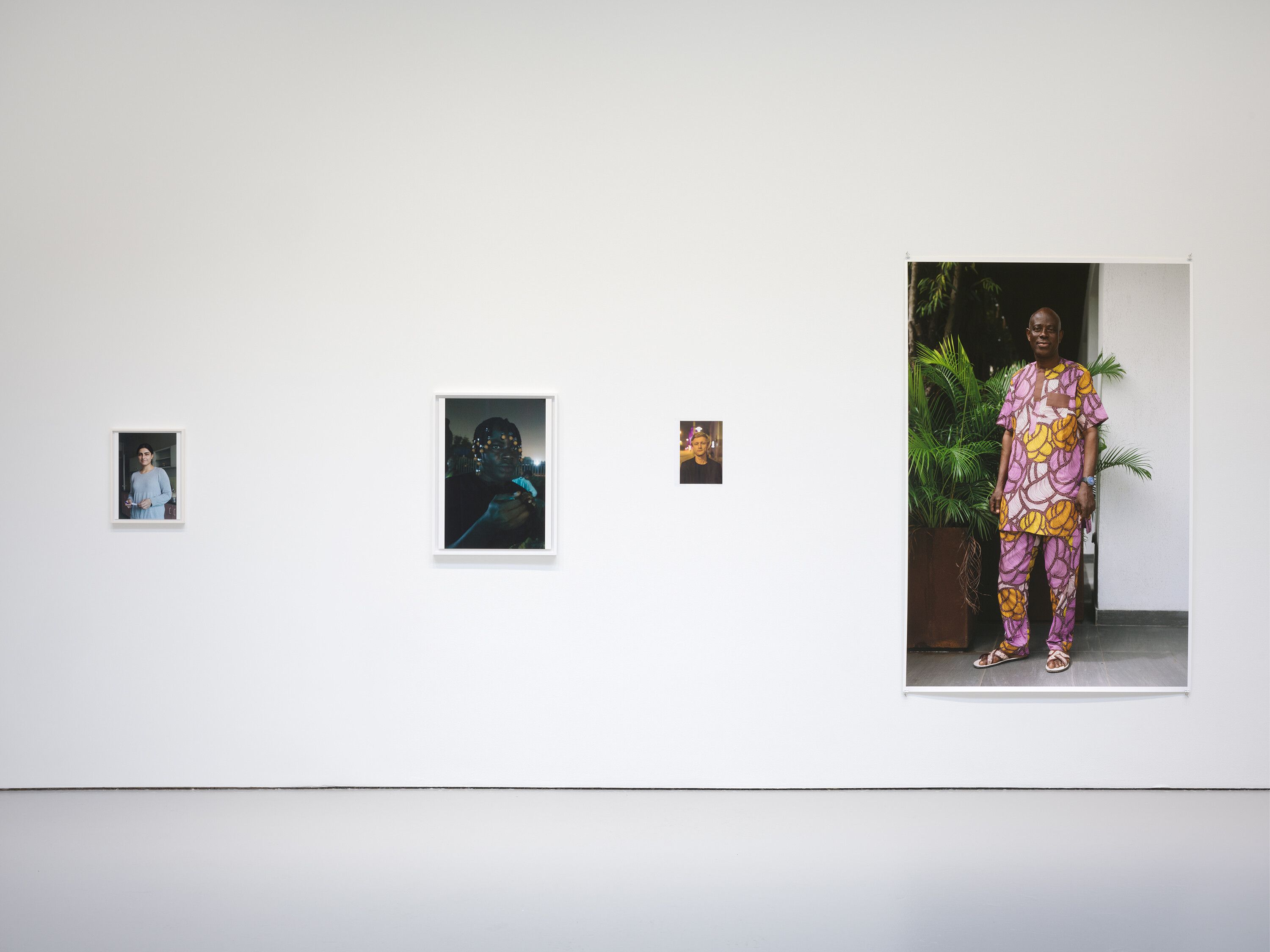 An installation view of the exhibition, Wolfgang Tillmans: Fold Me, at David Zwirner in New York, dated 2023.