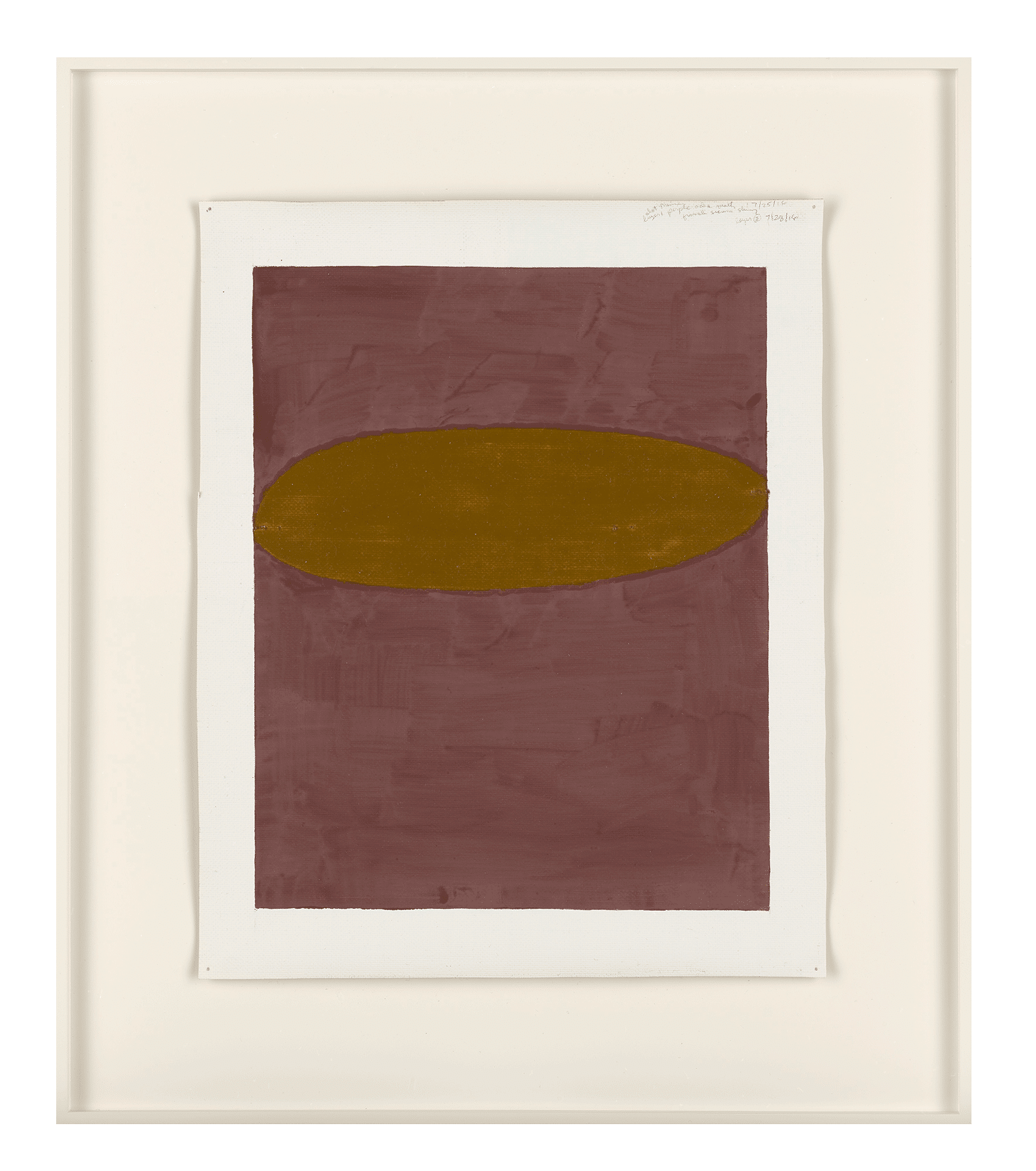 A painting by Suzan Frecon, titled Takayama Trial 1, dated 2016.