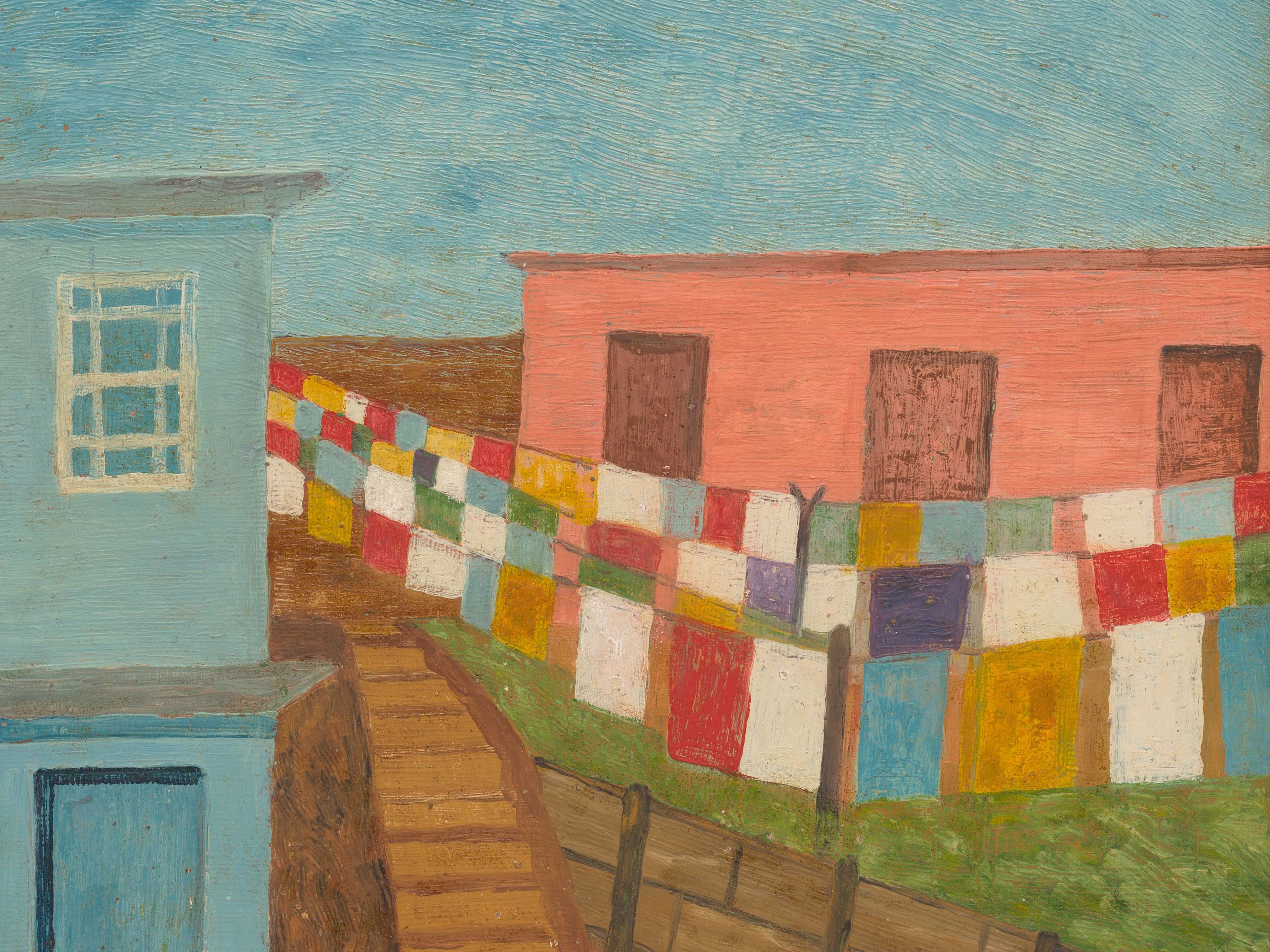 A detail from a painting by Amadeo Luciano Lorenzato, titled Sem título (Untitled), dated 1978.