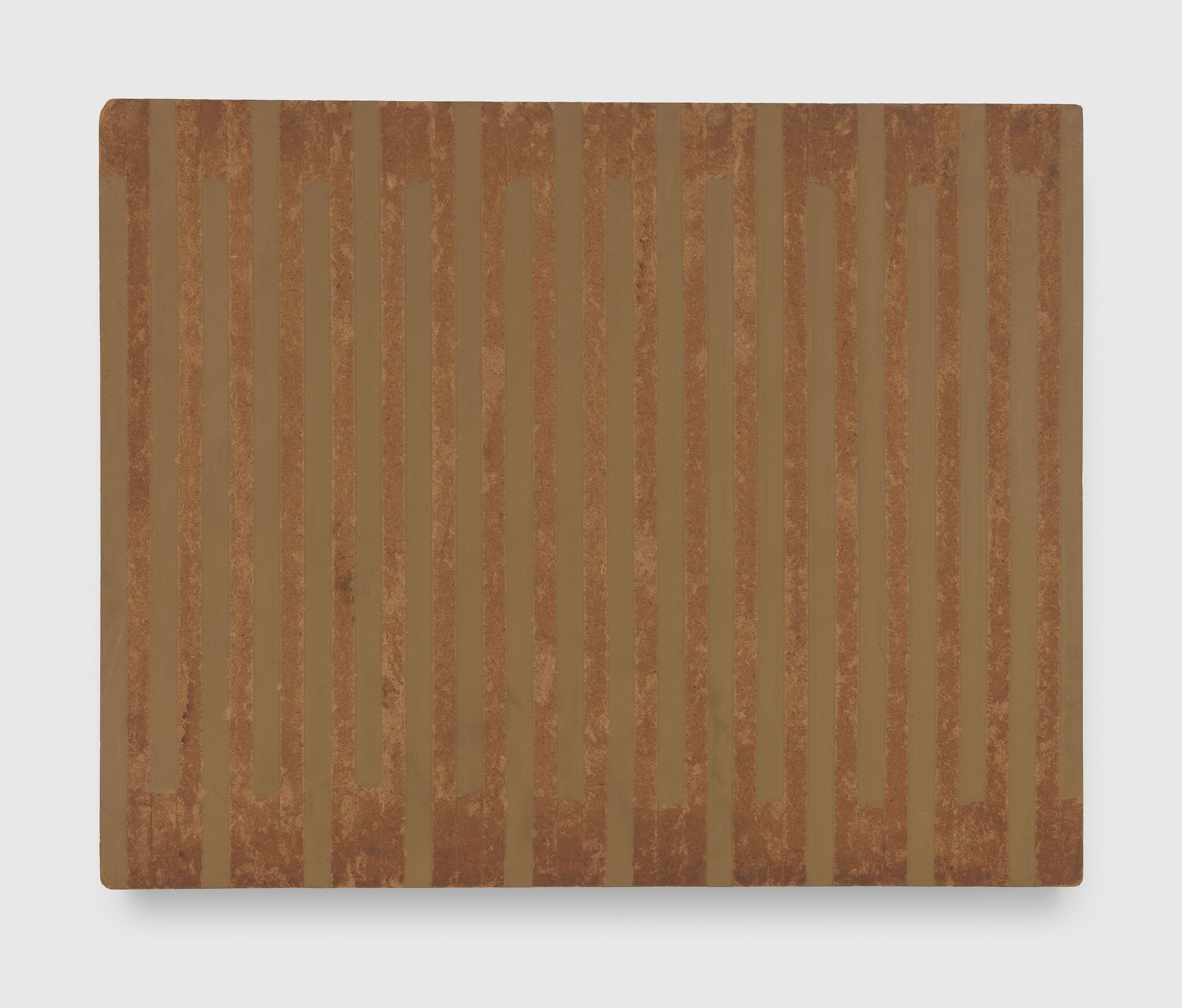 An untitled painting by Merrill Wagner, dated 1974.