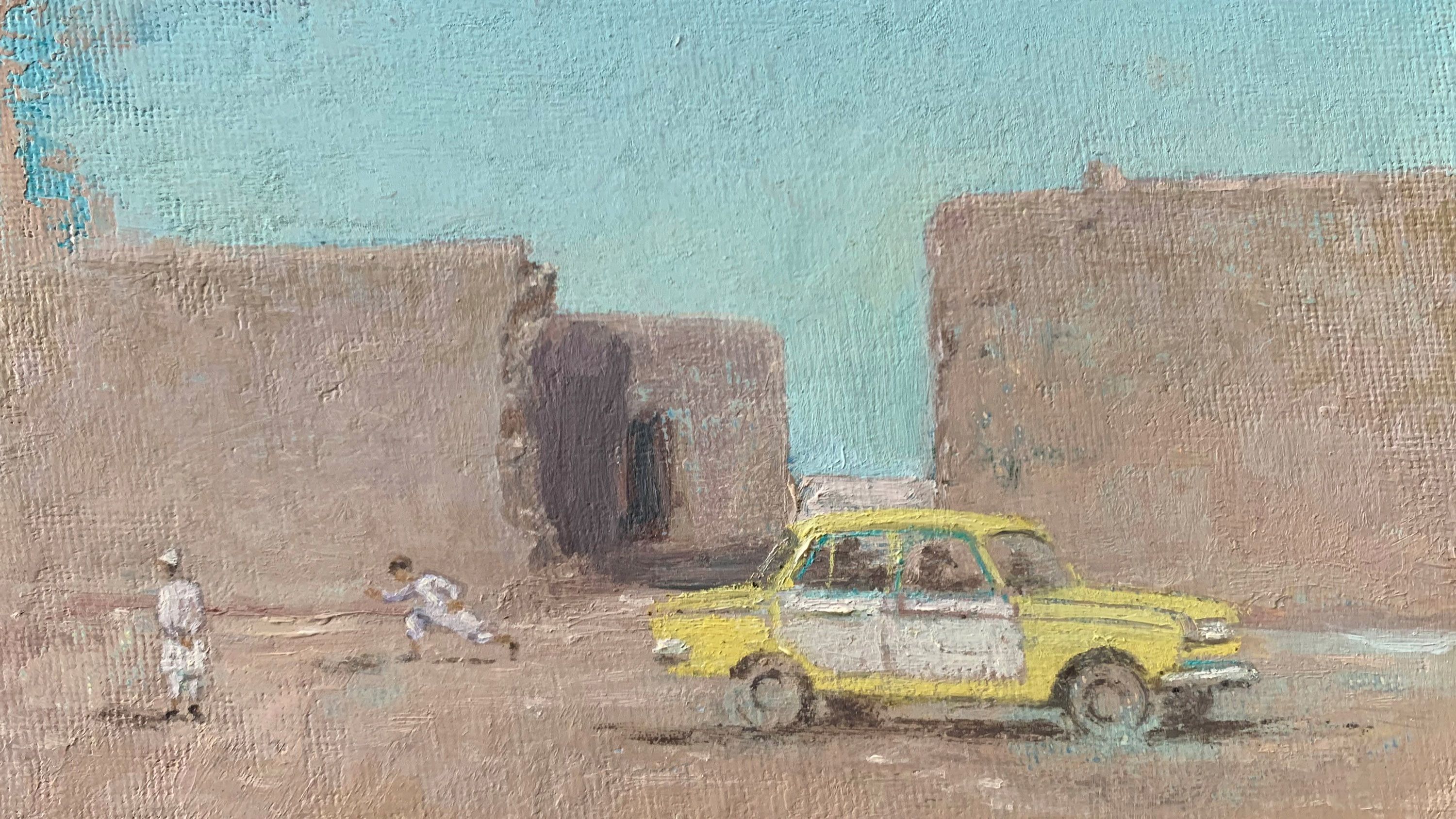 A detail of a painting by Francis Alÿs titled Herat, Afghanistan, dated 2012