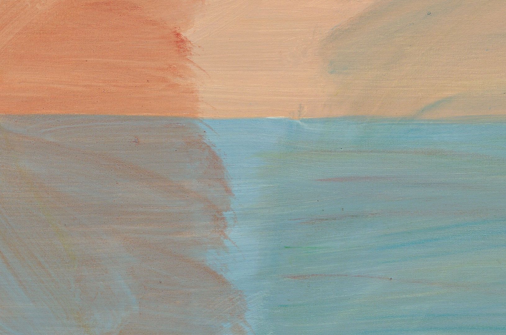 A detail of a painting by Raoul De Keyser titled Moment, dated 2003.