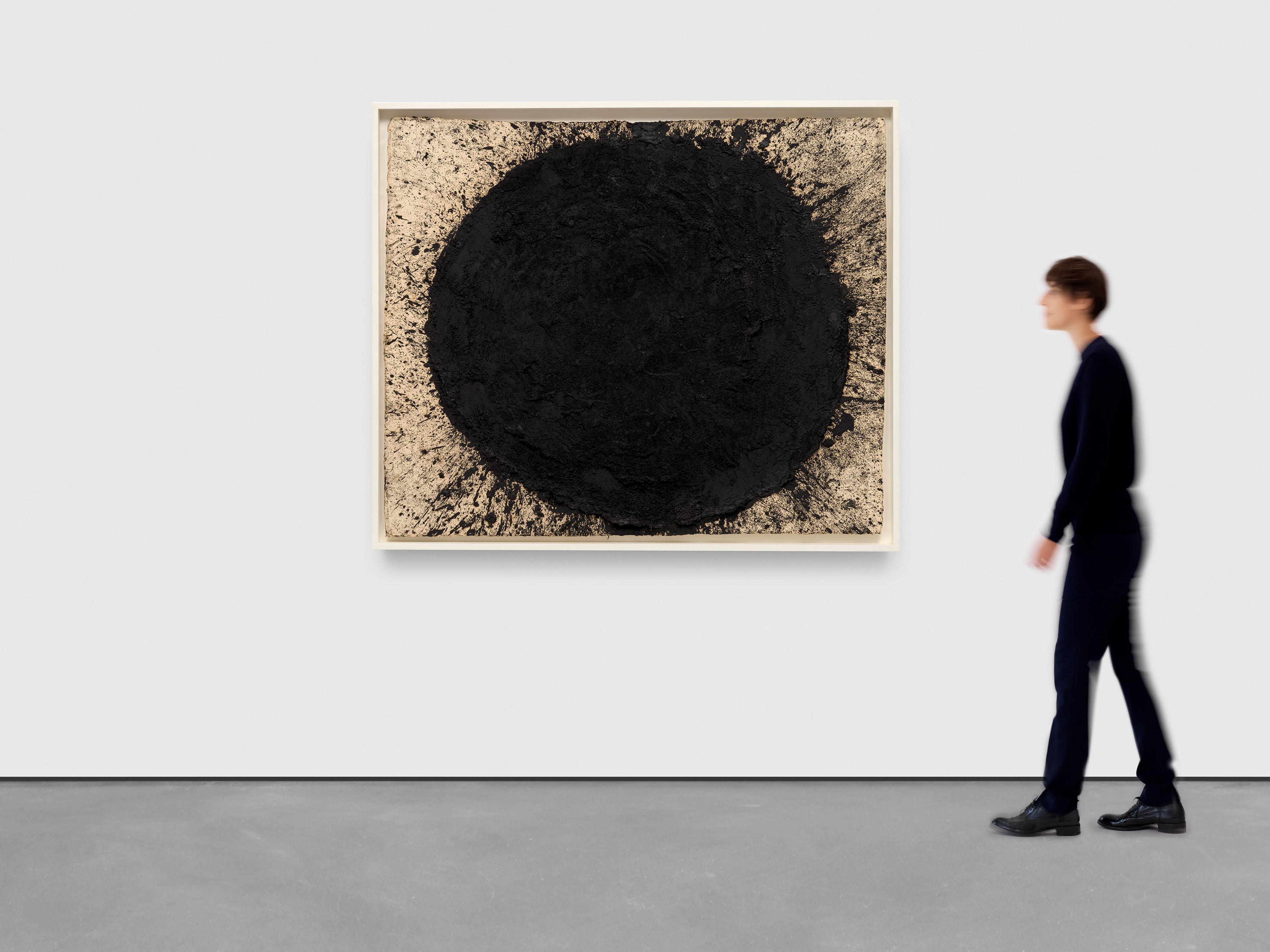 A drawing by Richard Serra, titled out-of-round XVII, dated 1999.