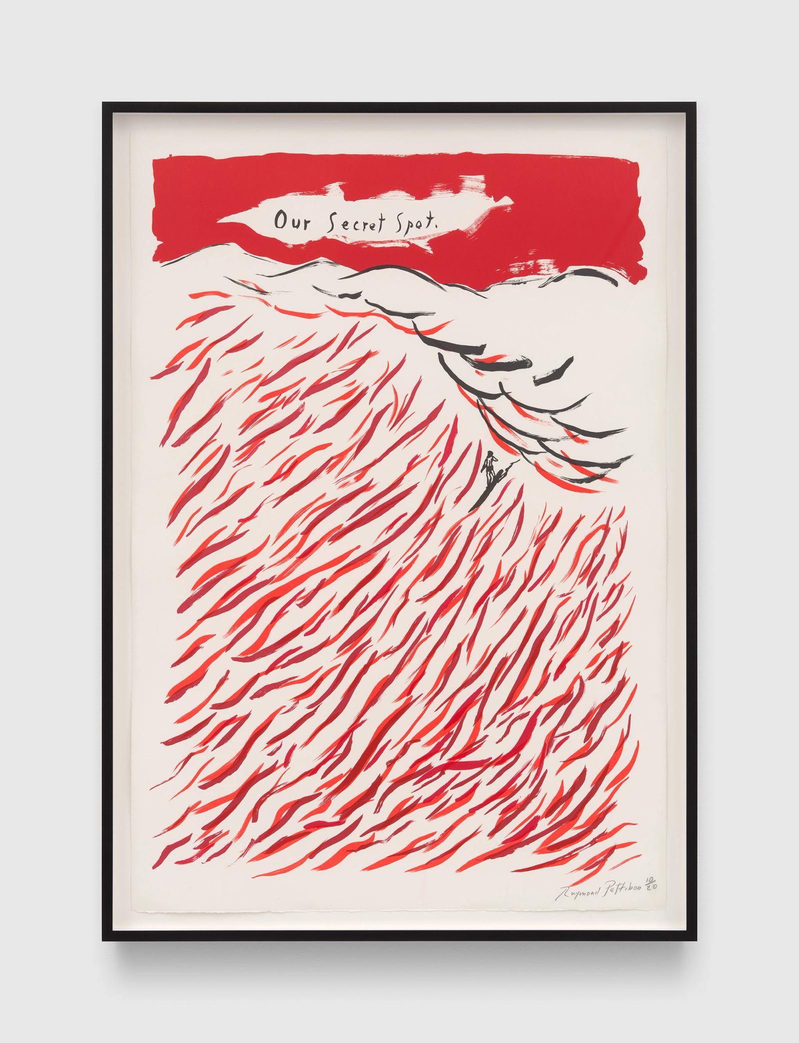 Raymond Pettibon, No Title (Our Secret Spot.)