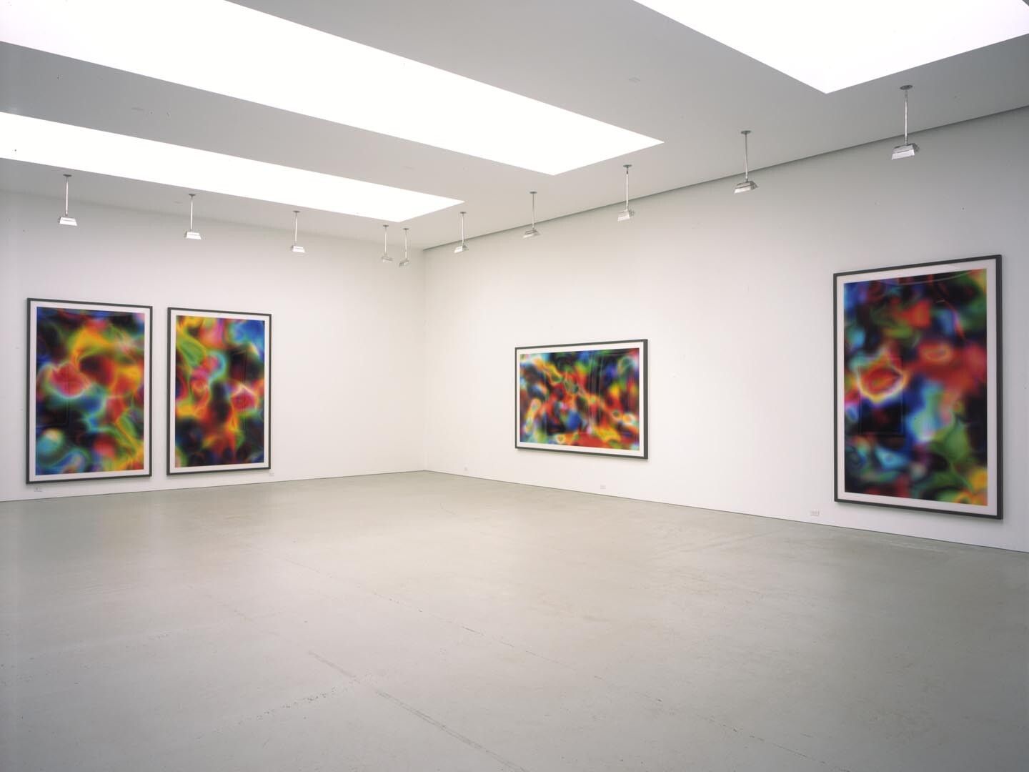 An installation view of the exhibition Thomas Ruff: New Work, at David Zwirner New York, dated 2003.