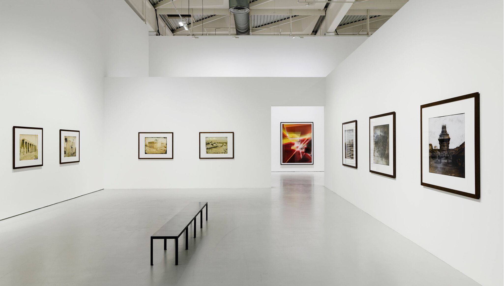 An Installation view, Thomas Ruff: Metaphotography., MAMC+, Musee d'Art moderne et contemporain, Saint-Etienne, dated 2022