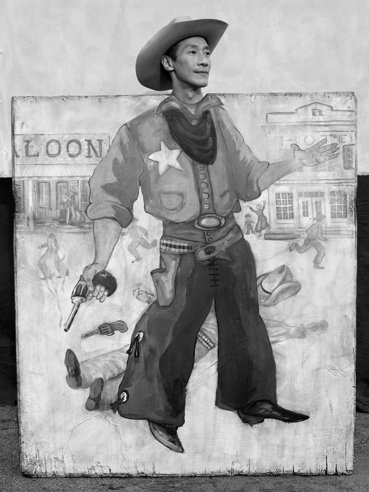 A photograph by Stan Douglas, titled Passe-t√™te, 1946, dated 2010. 