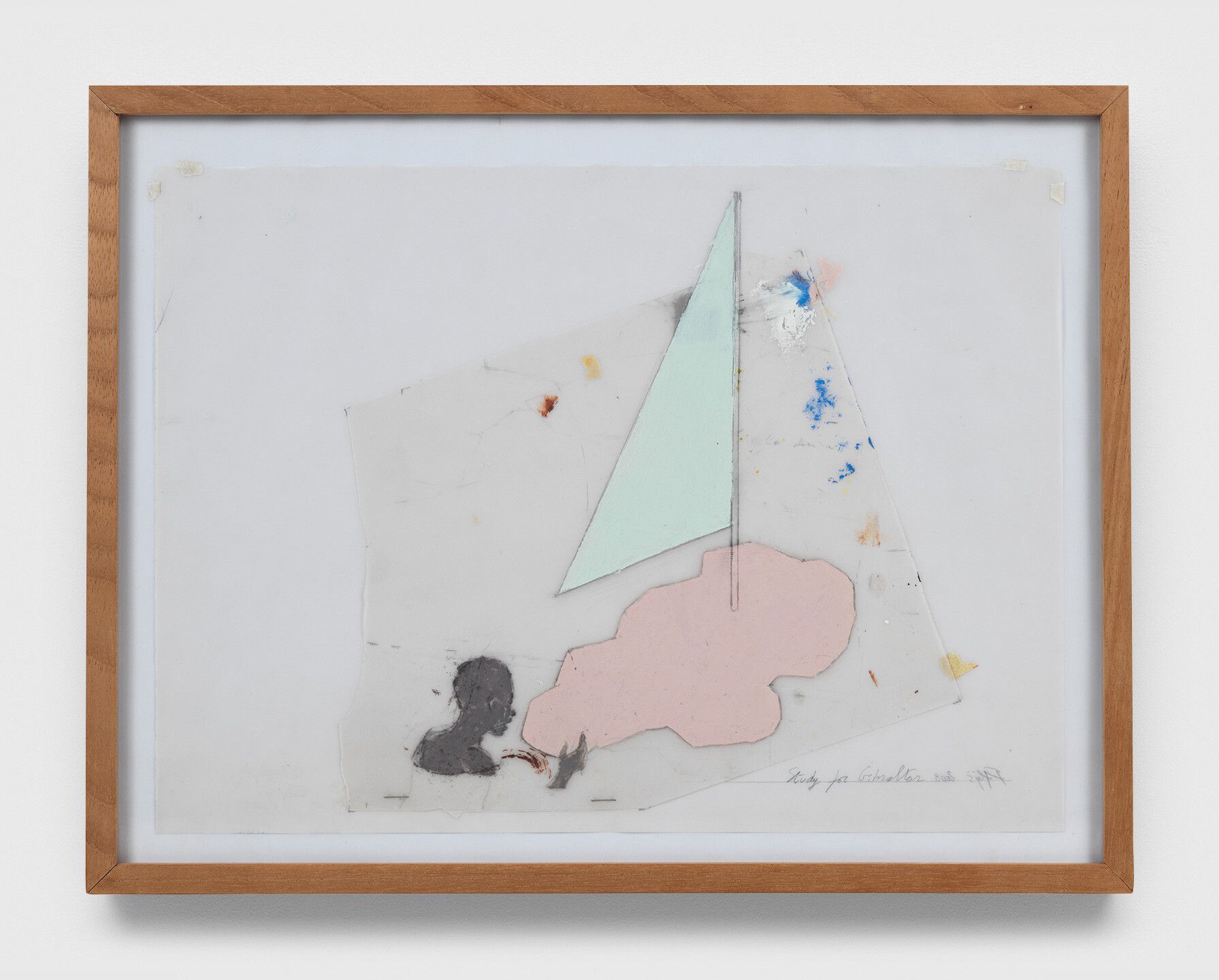 A painting by Francis Alys, titled Untitled (Don't Cross the Bridge Before You Get to the River), dated 2008.