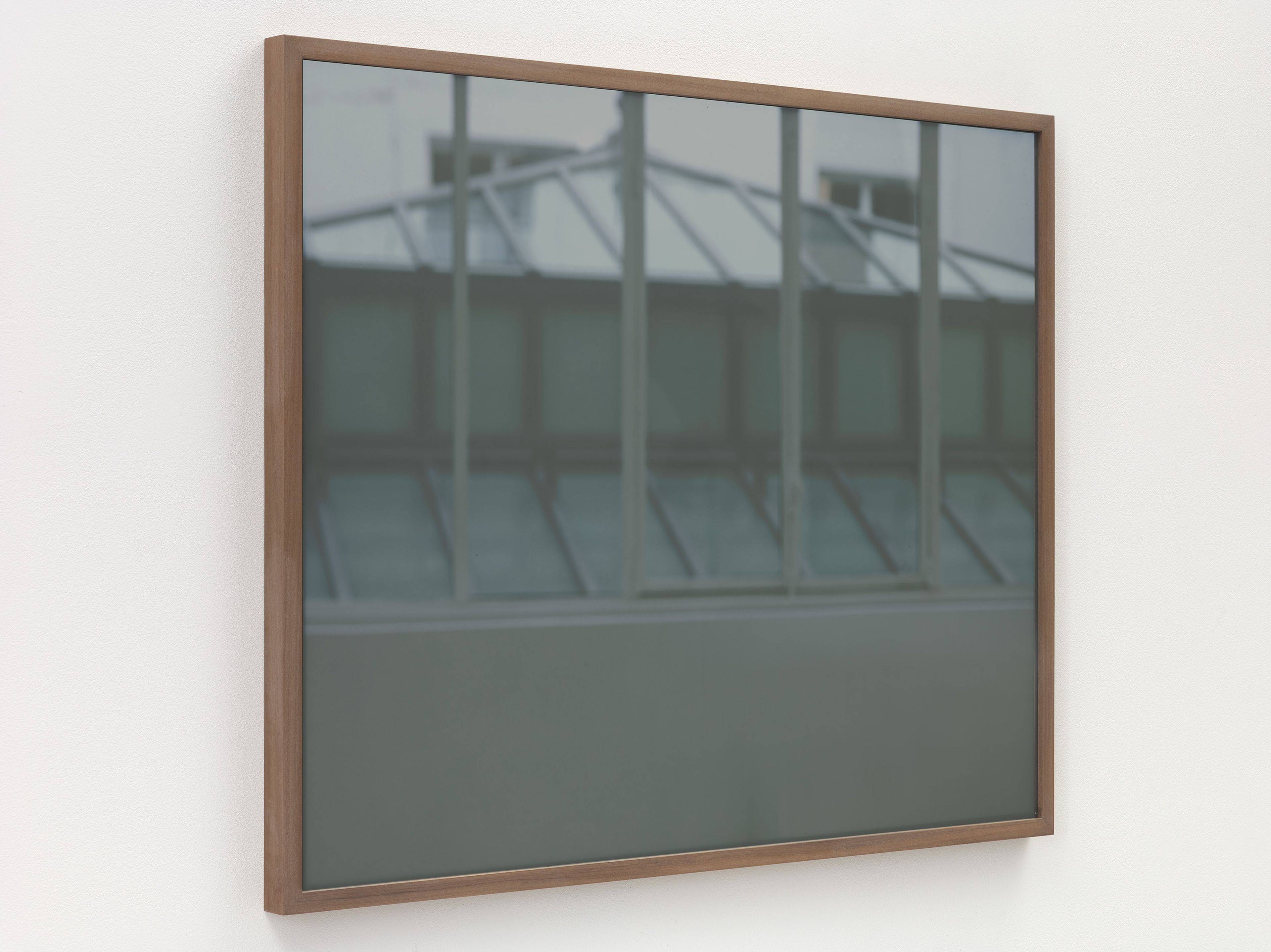 A sculpture by Gerhard Richter, titled Graue Scheibe, dated 2010.