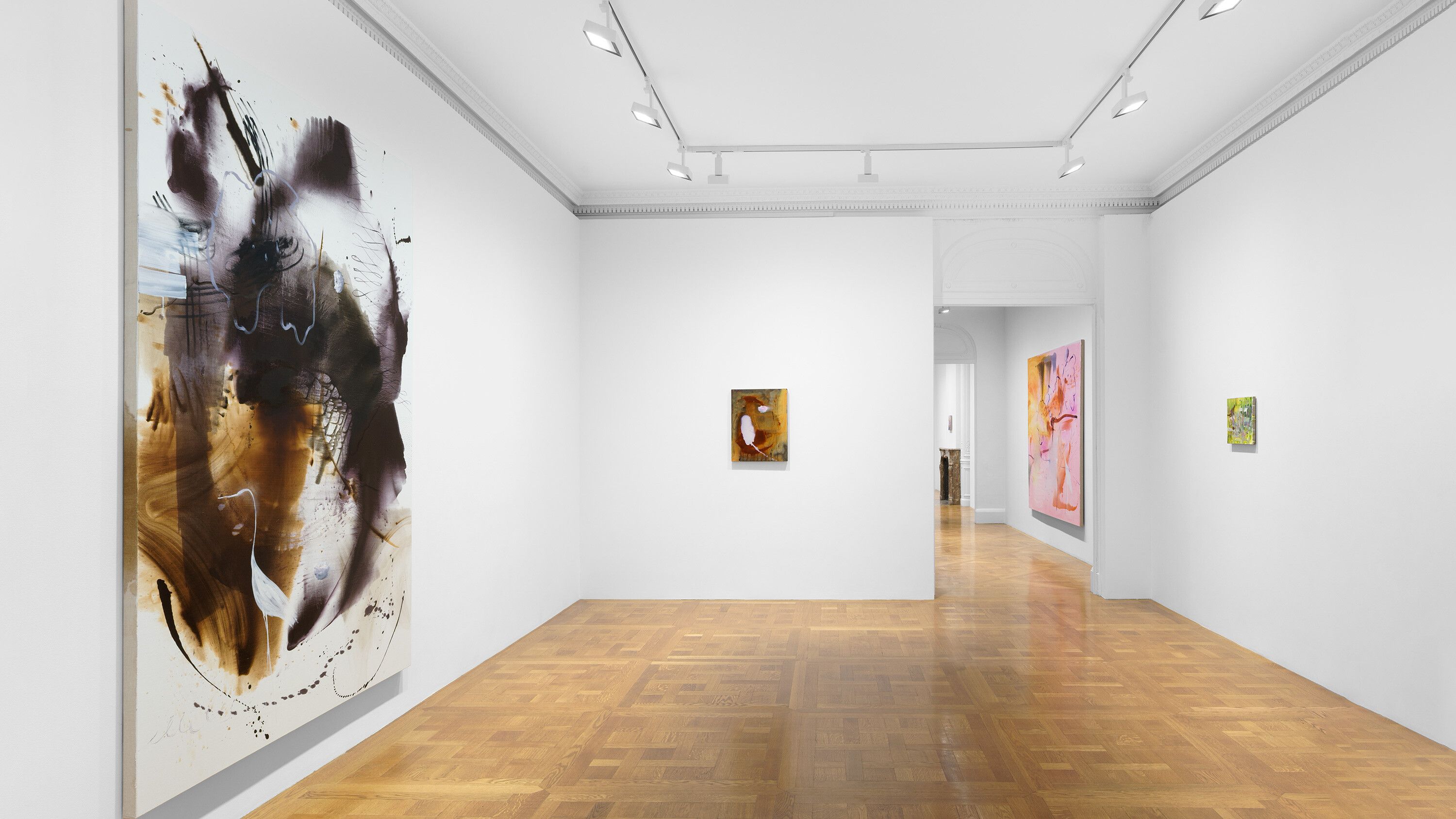 An Installation view, Emma McIntyre: An echo, a stain, David Zwirner New York, dated 2023