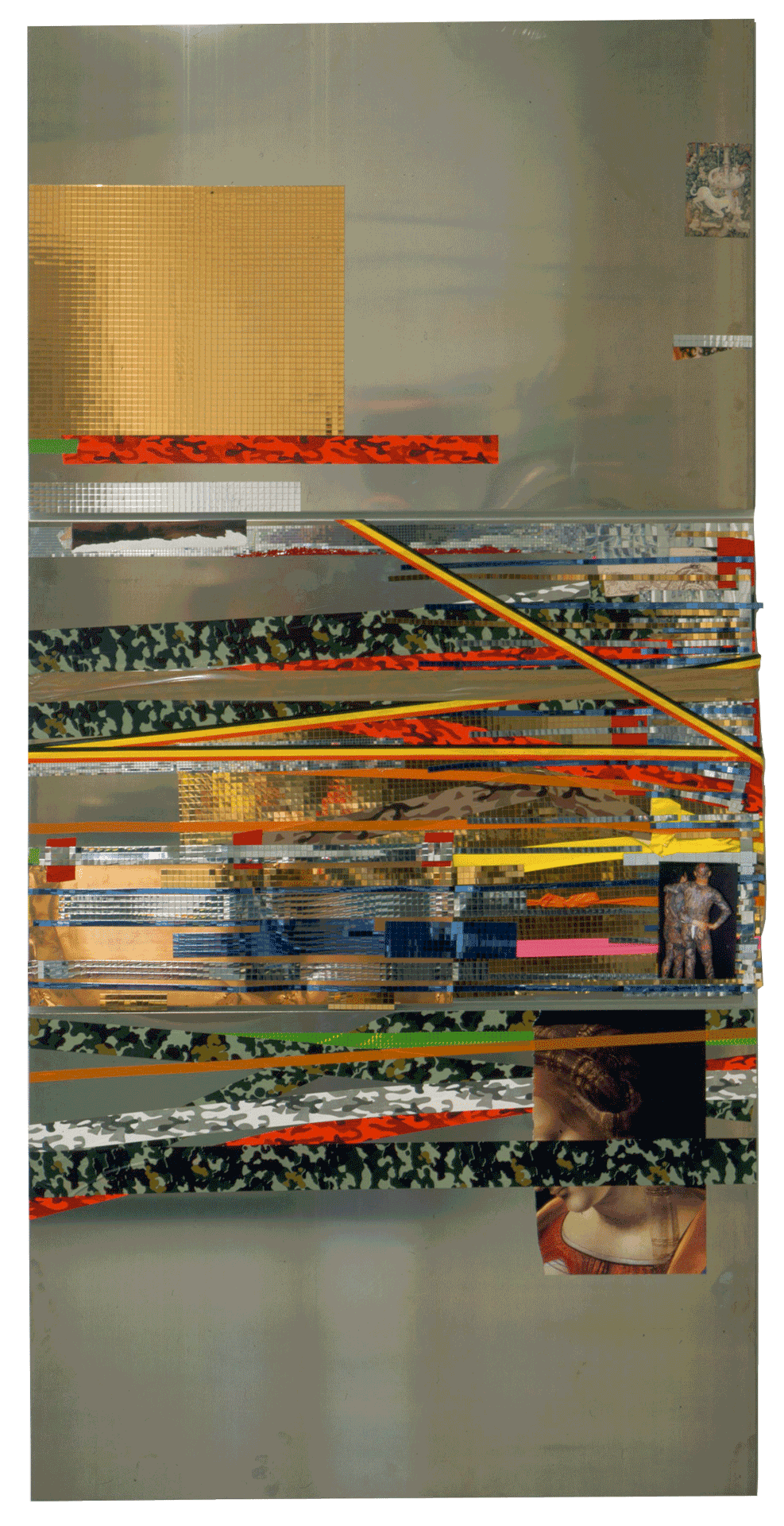 An untitled mixed media work by Isa Genzken, dated 2004.