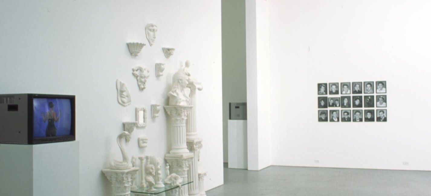 An installation view of the exhibition Bright Lights, Big City, at David Zwirner New York, dated 2003.