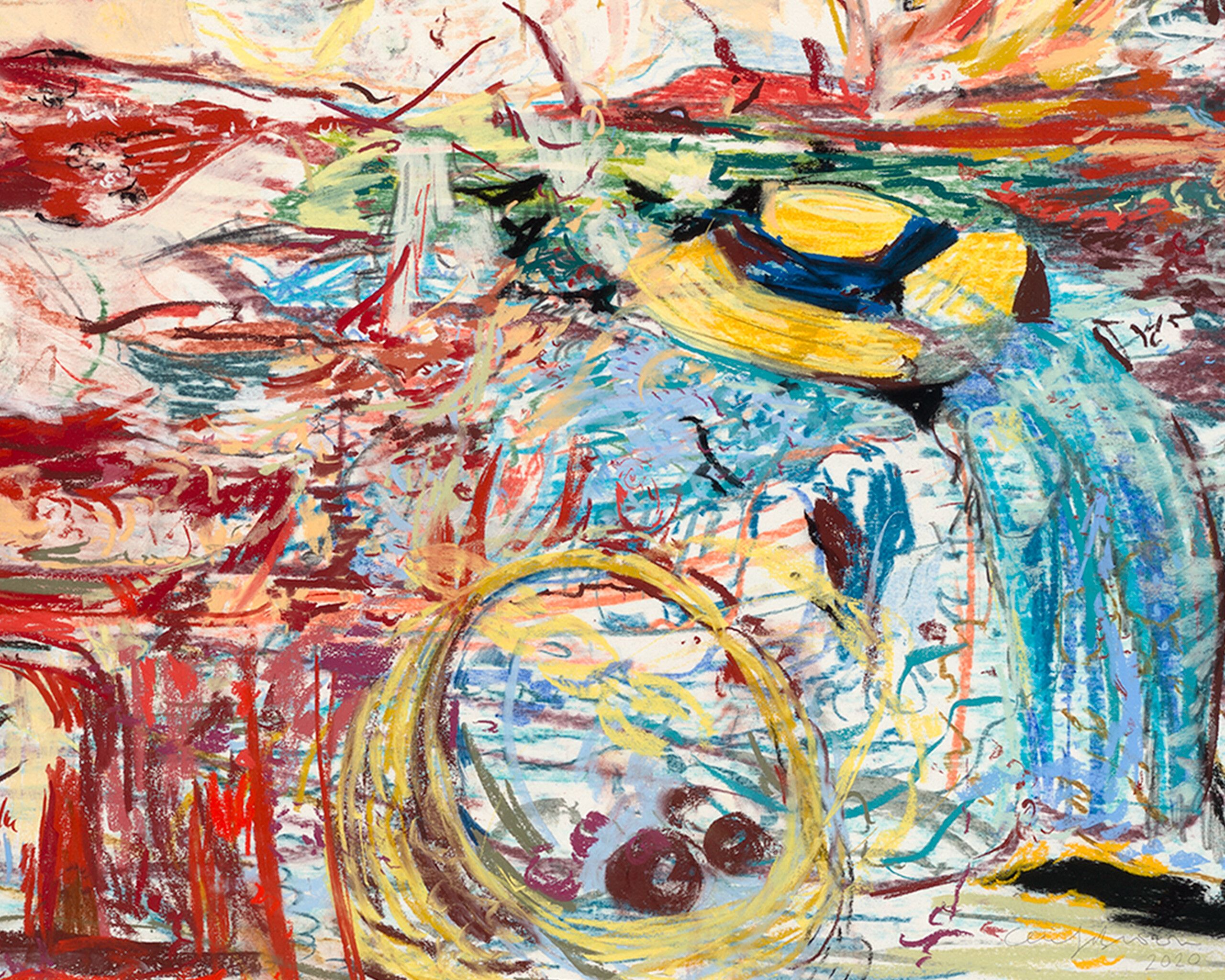 Detail of Cecily Brown, Untitled (Erotic Encounter), 2020