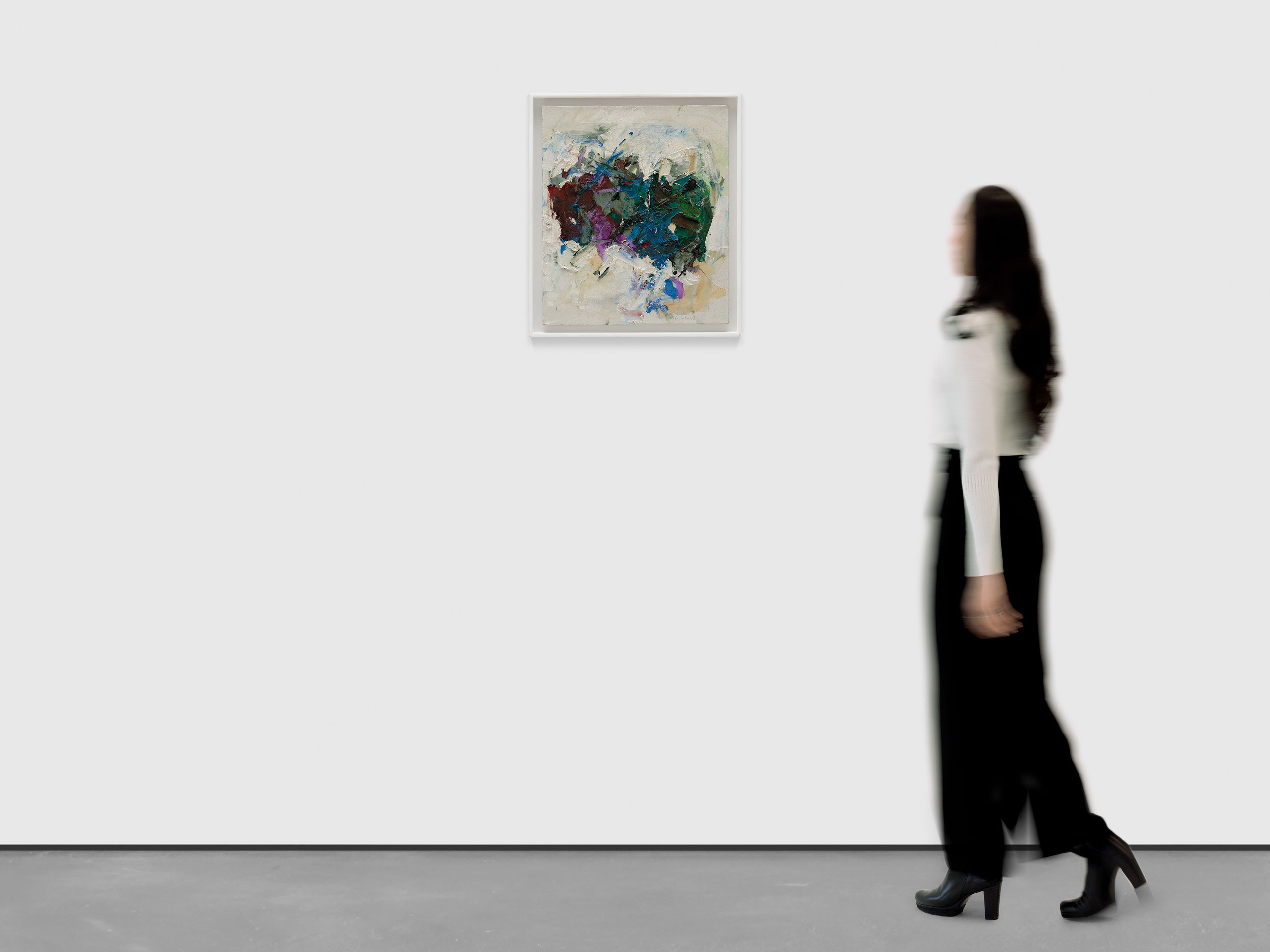 An untitled painting by Joan Mitchell, dated circa 1965.