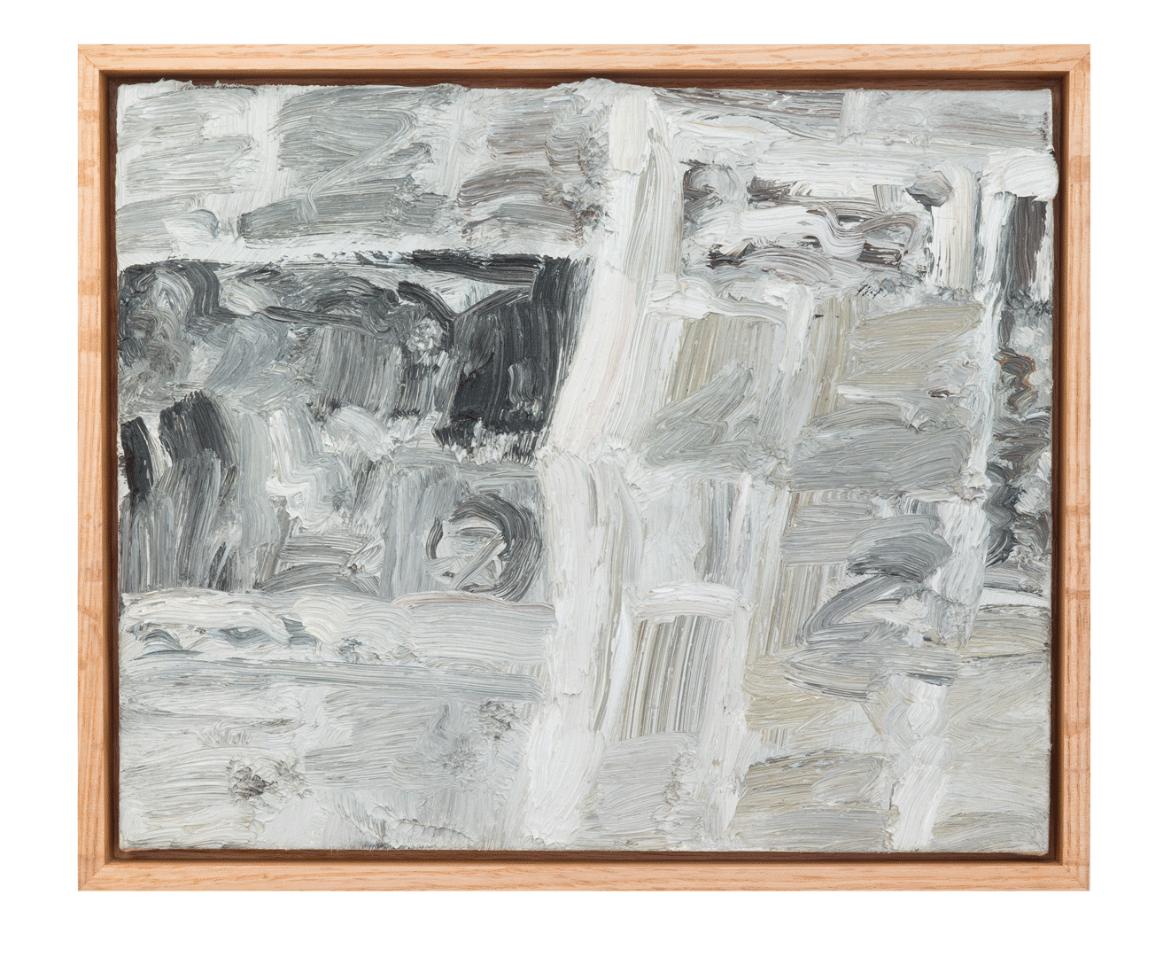 A painting by Keegan Monaghan titled The Paper (still life), dated 2017.
