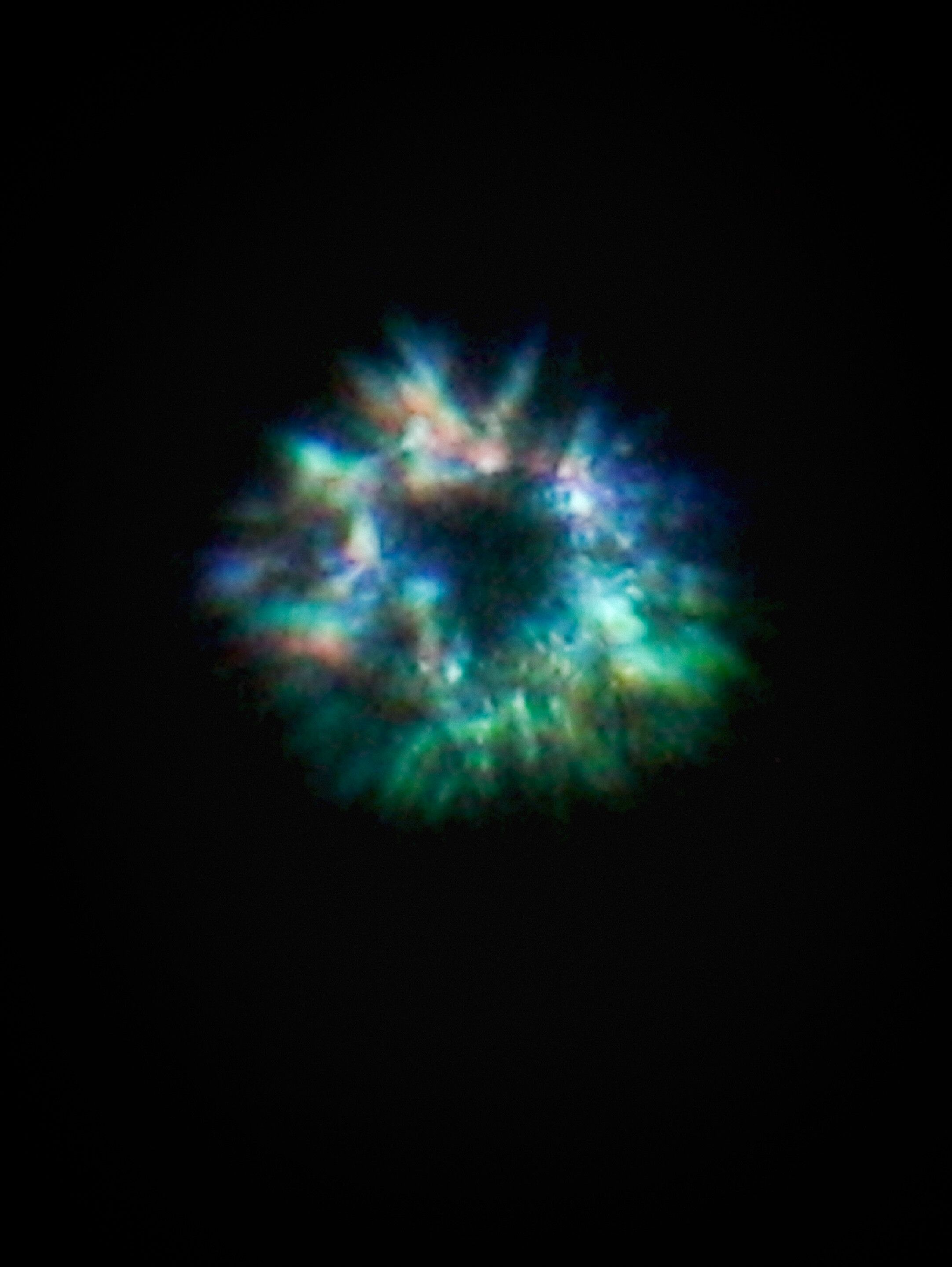 A photograph by Wolfgang Tillmans, titled ﻿Sirius Through a Defocused Telescope, a, dated 2023.