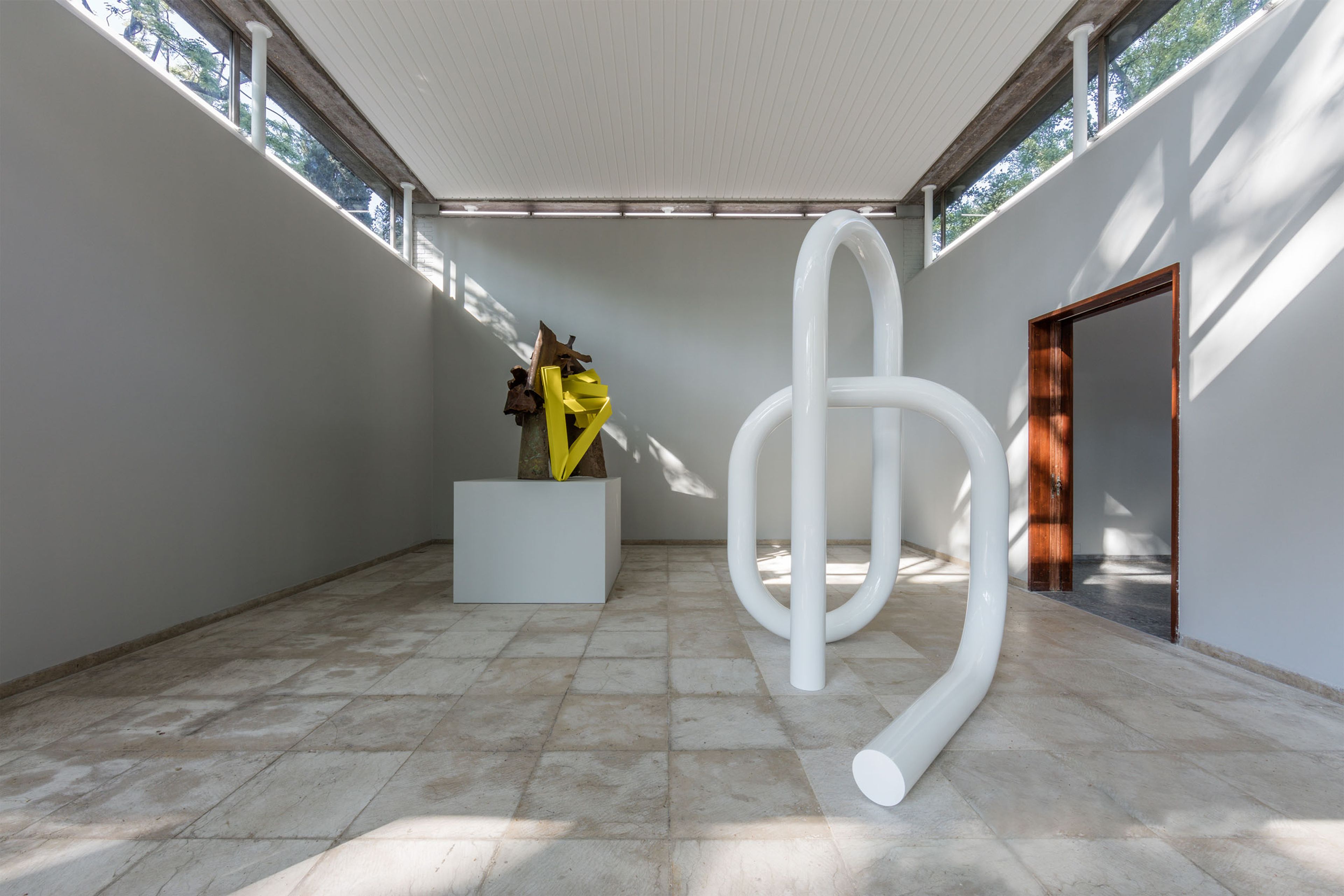 Installation view of the exhibition Women of Venice at the Swiss Pavilion, at the 57th Venice Biennale in Italy, dated 2017.