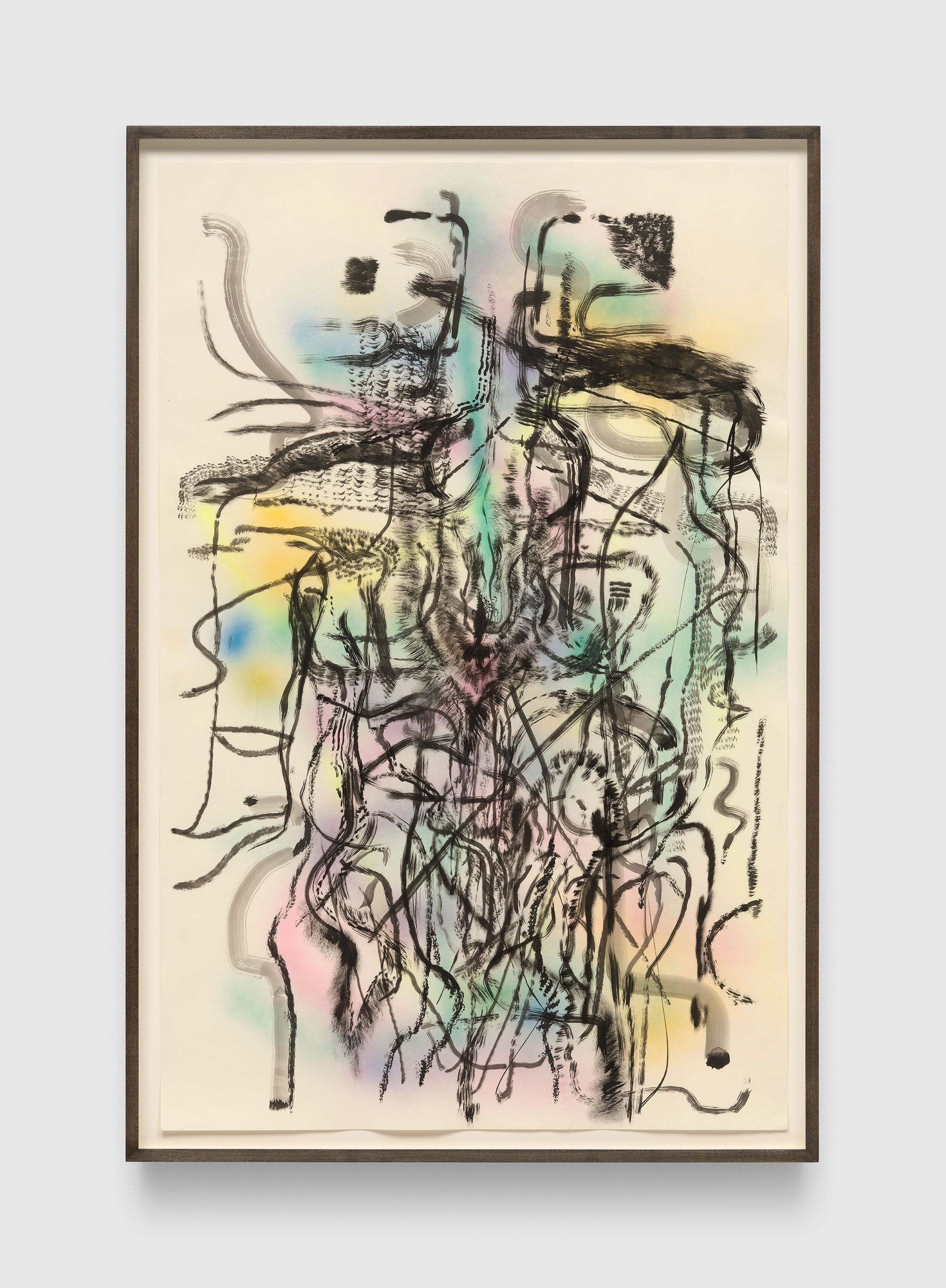 Julie Mehretu: Mind-Wind Totem Drawings #1, 2025 | David Zwirner