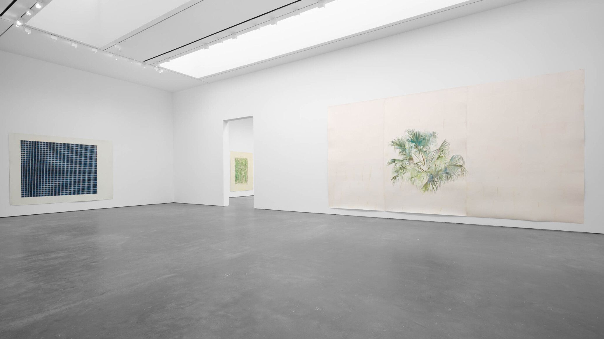Installation view of the exhibition "Toba Kheedori" at David Zwirner in New York, 2023