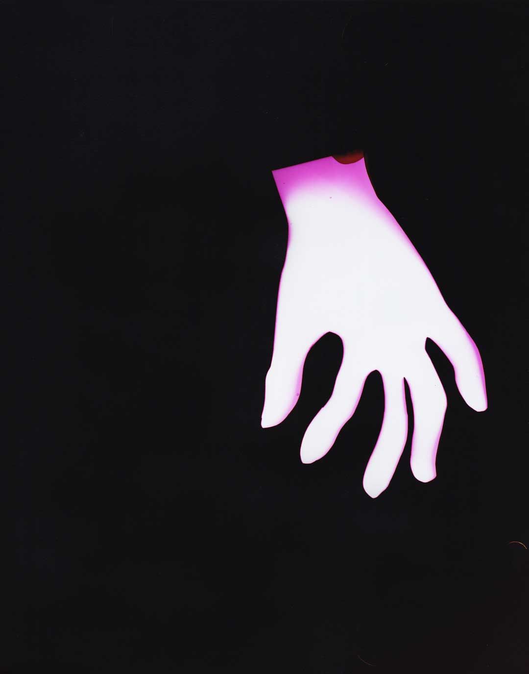 A print by Patrick Staff titled Glove, dated 2019.