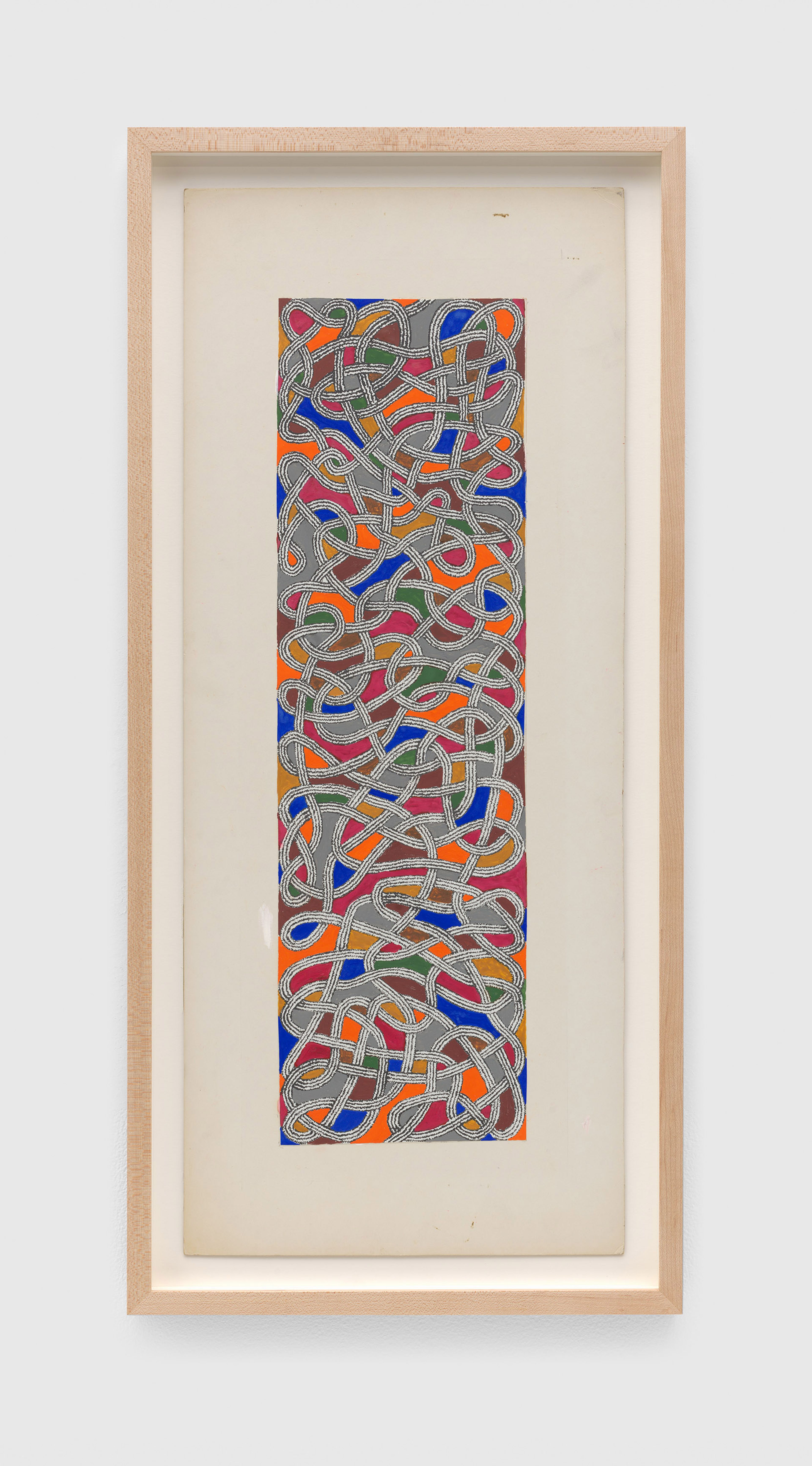 A drawing by Anni Albers, titled Drawing for a Rug II, dated 1959.