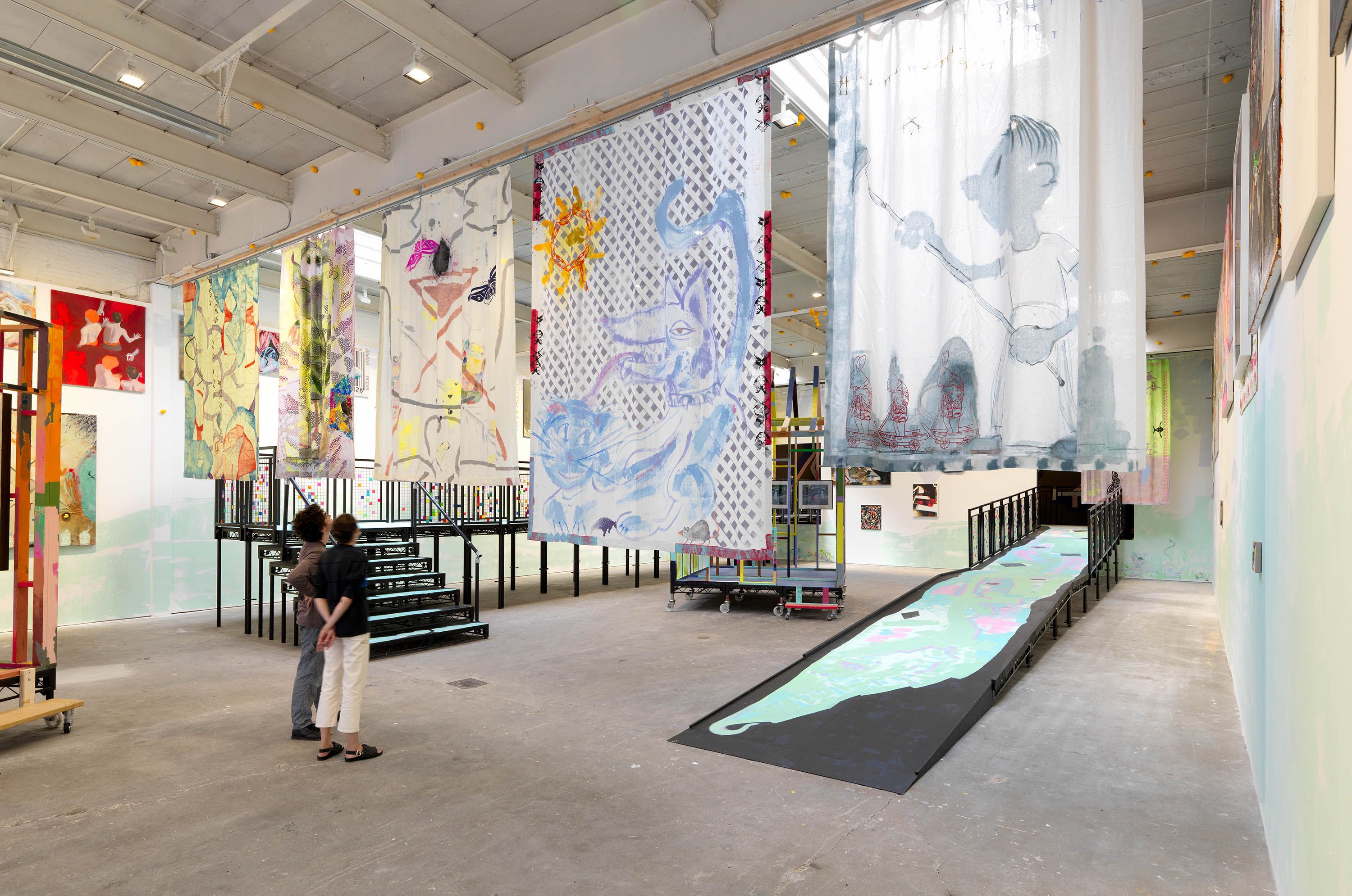 Install View of A Maze Zanine, Amaze Zaning, A-Mezzaning, Meza-9
