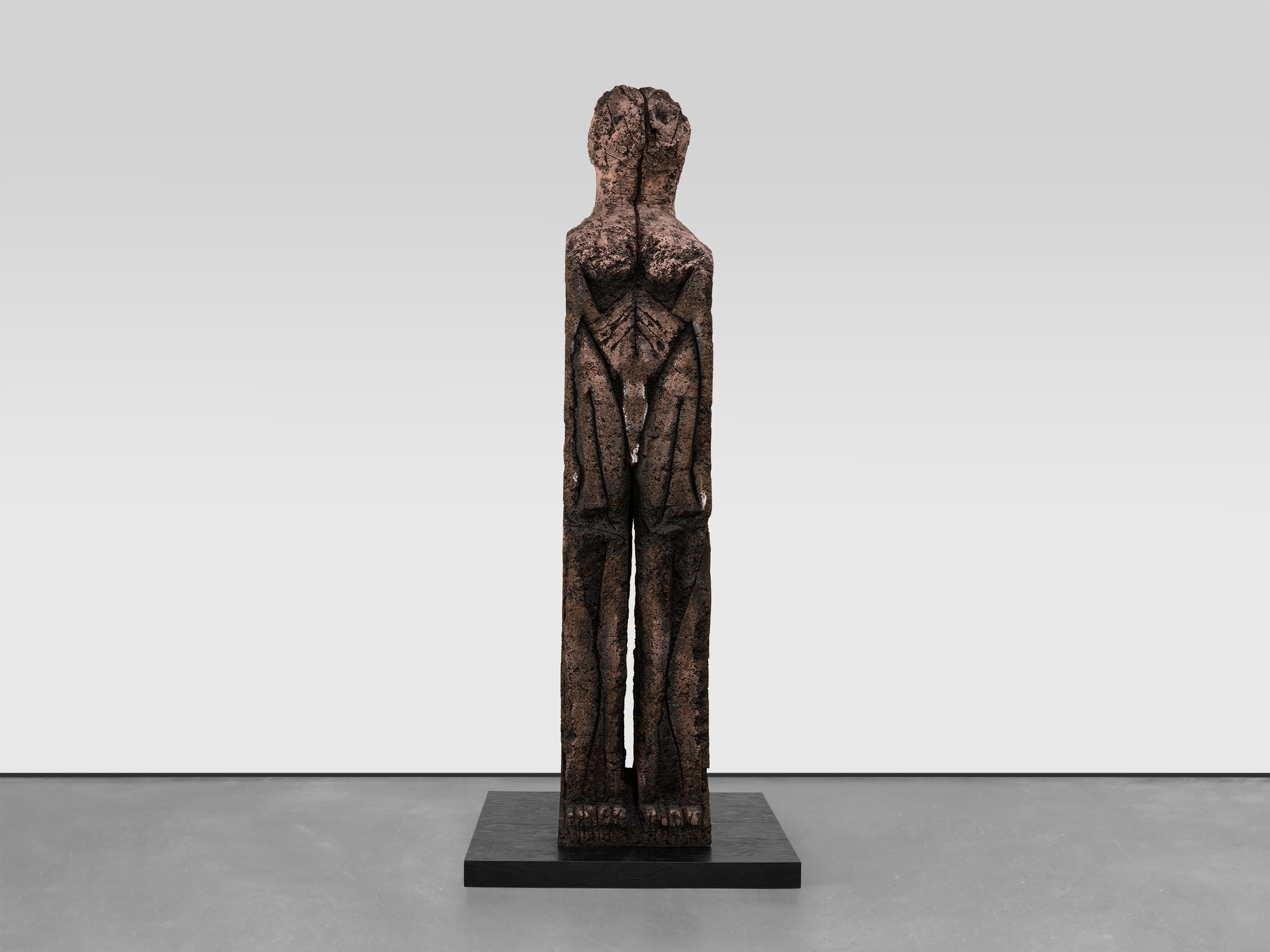 A sculpture by Huma Bhabha, titled Vincent, dated 2025.