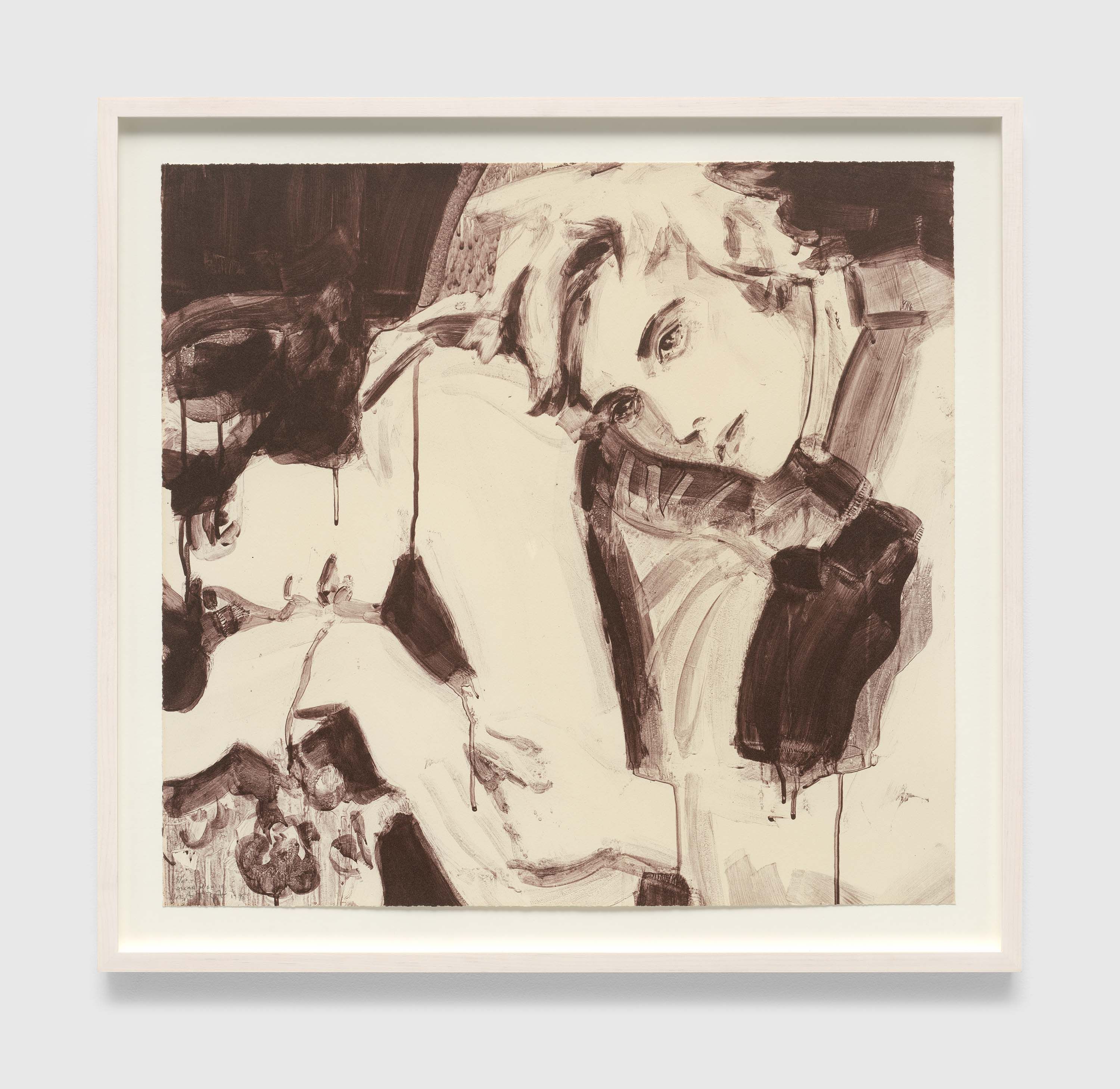 A print by Elizabeth Peyton, titled Oscar and Bosie, dated 1998.