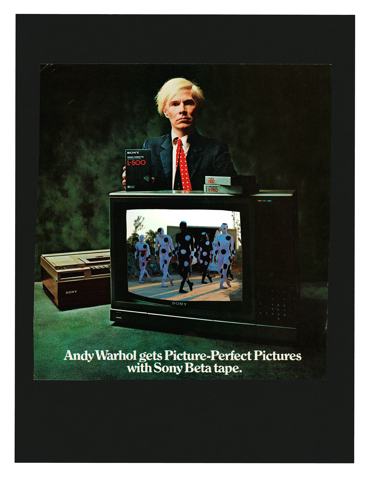 A collage by Marcel Dzama, titled Andy's Death Disco, dated 2012.