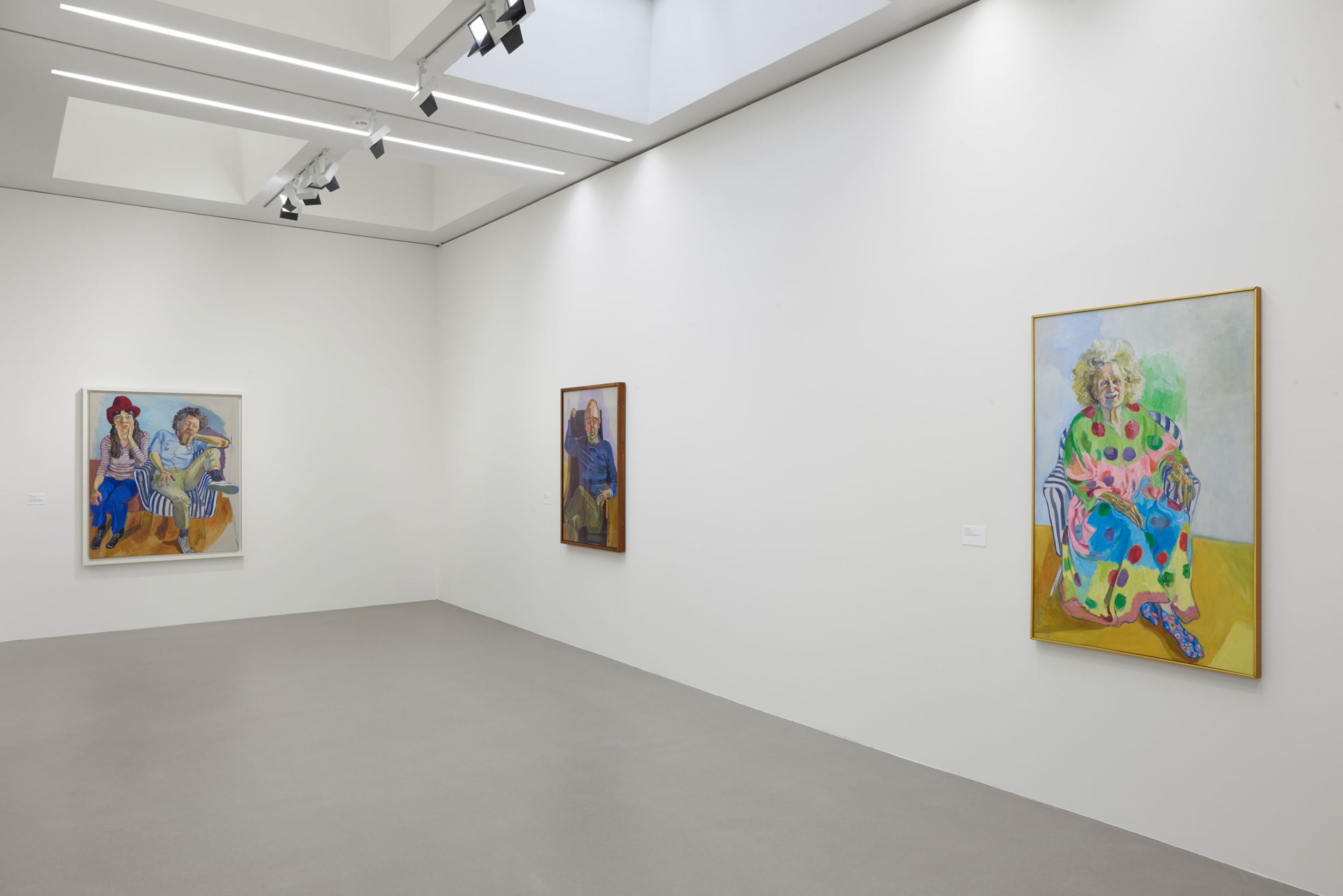 Installation view of¬†the exhibition Alice Neel: Painter of Modern Life,¬†at the¬†Fondation Vincent van Gogh in Arles, France, dated 2017.