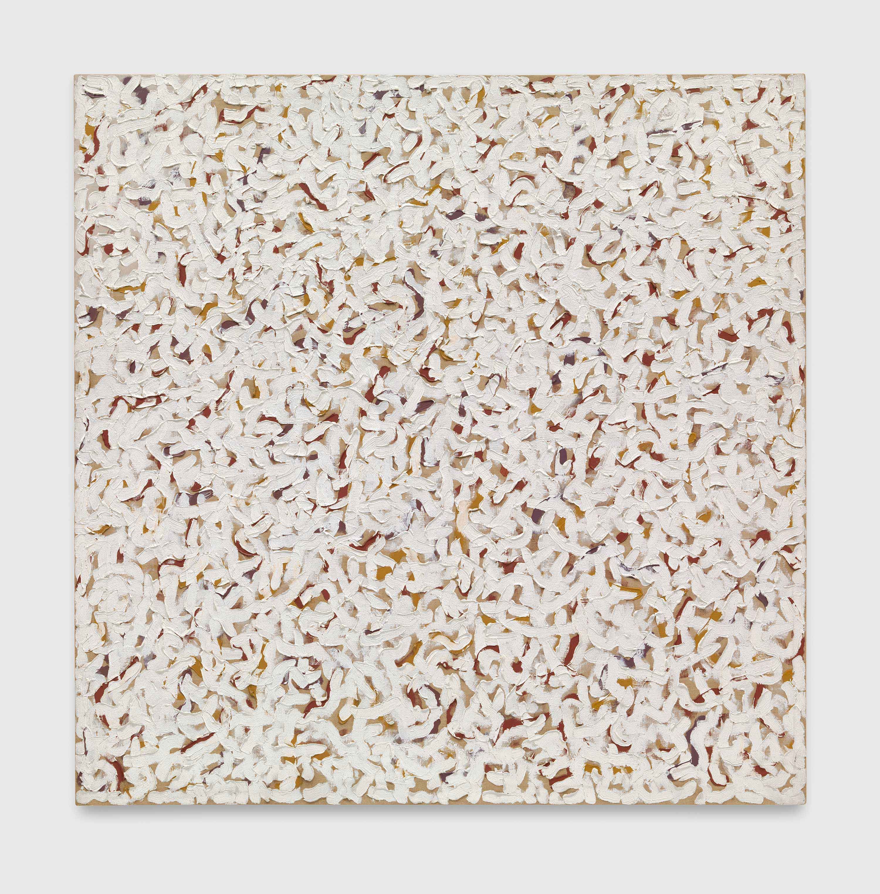 A painting by Robert Ryman, called Untitled [Background Music], circa 1962.