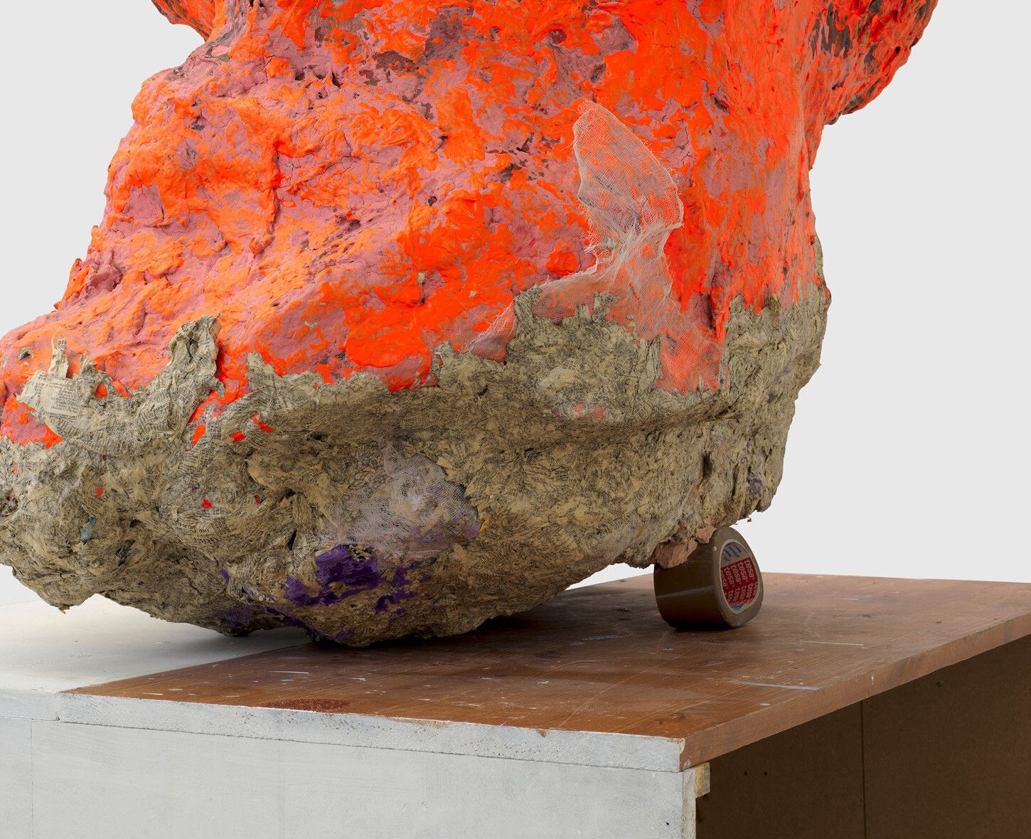 A detail of an artwork by Franz West, called Pleonasme (Pleonasm), dated 1999