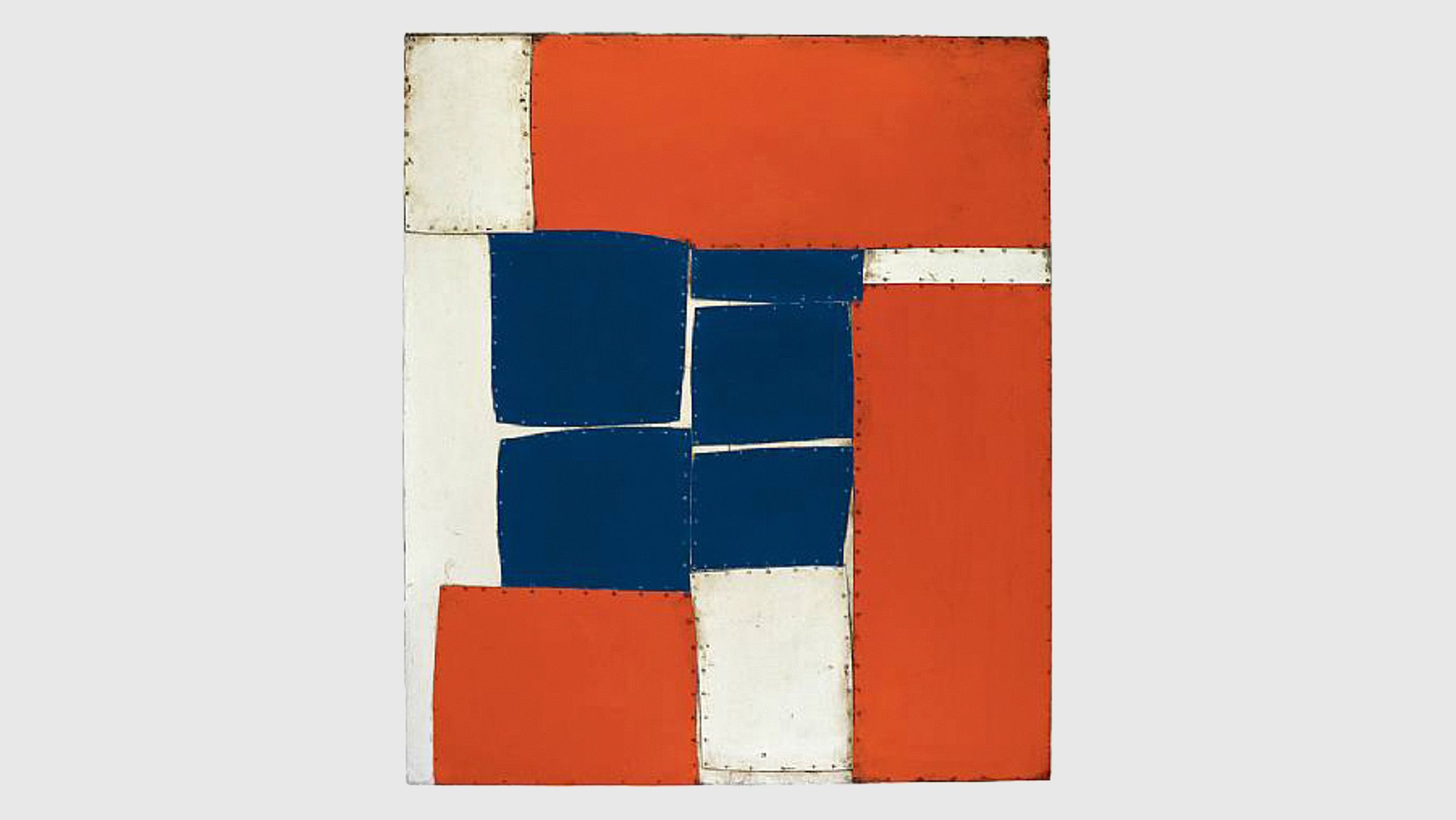 A work by Conrad Marca-Relli titled "Cunard L-8-62," dated 1962