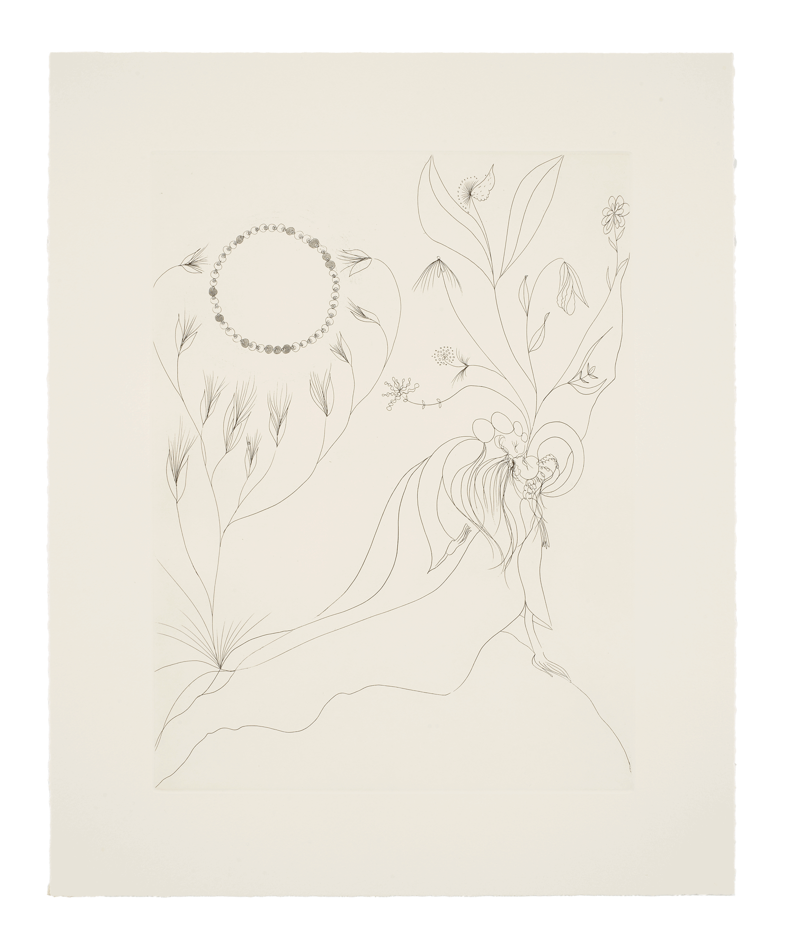 A portfolio of 11 intaglio prints by Chris Ofili, titled The Agony in the Garden, dated 2007.